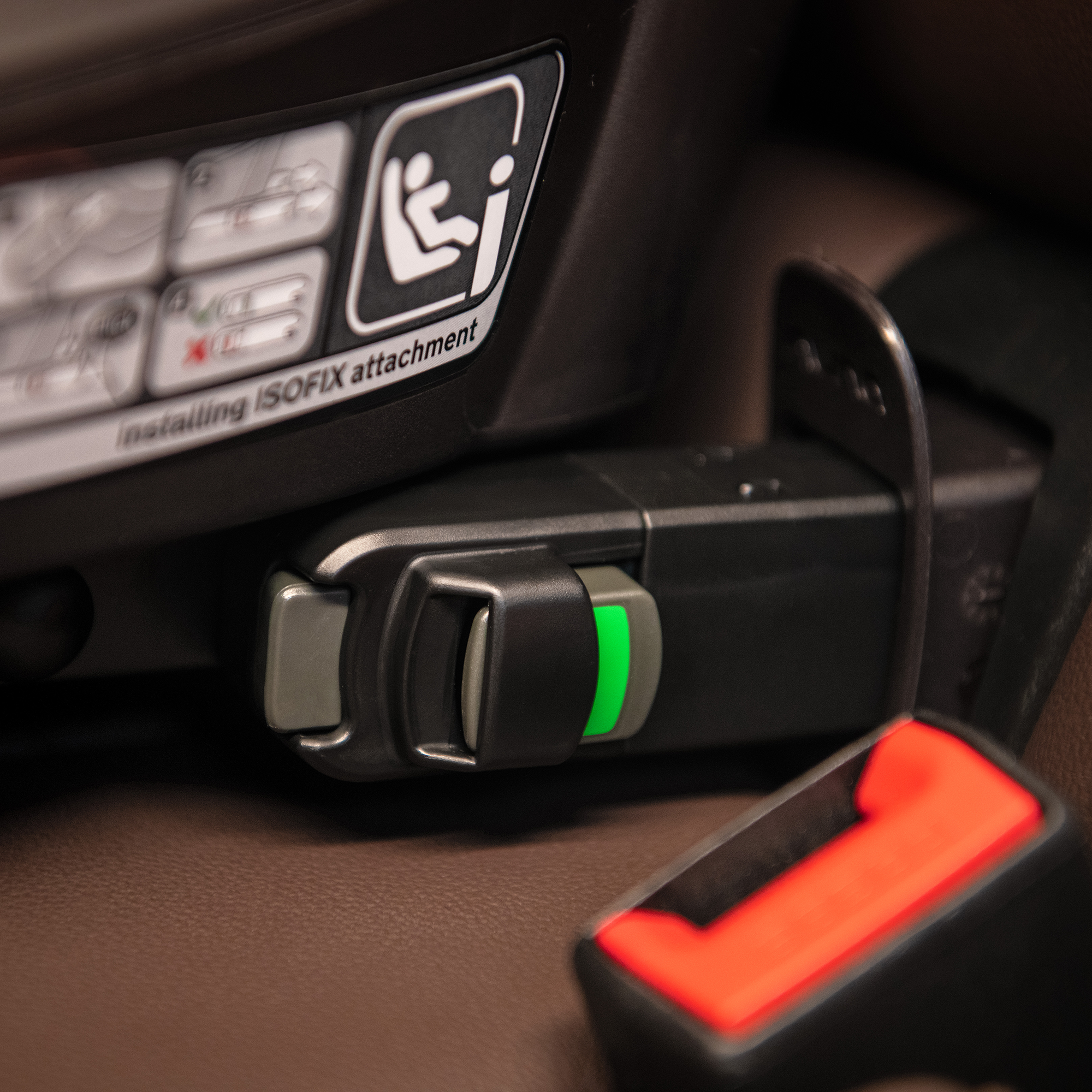 Isofix Stationen, nuna, Schwarz – Produktansicht