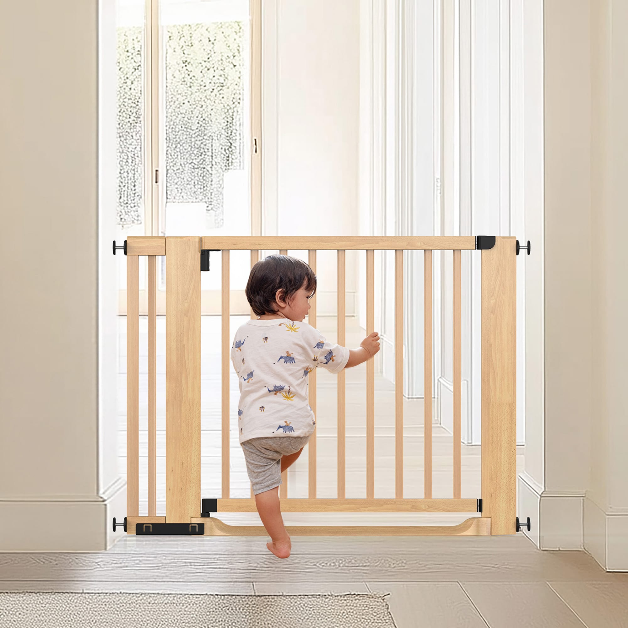 Tür- & Treppenschutzgitter, Geuther, Beige – Produktansicht