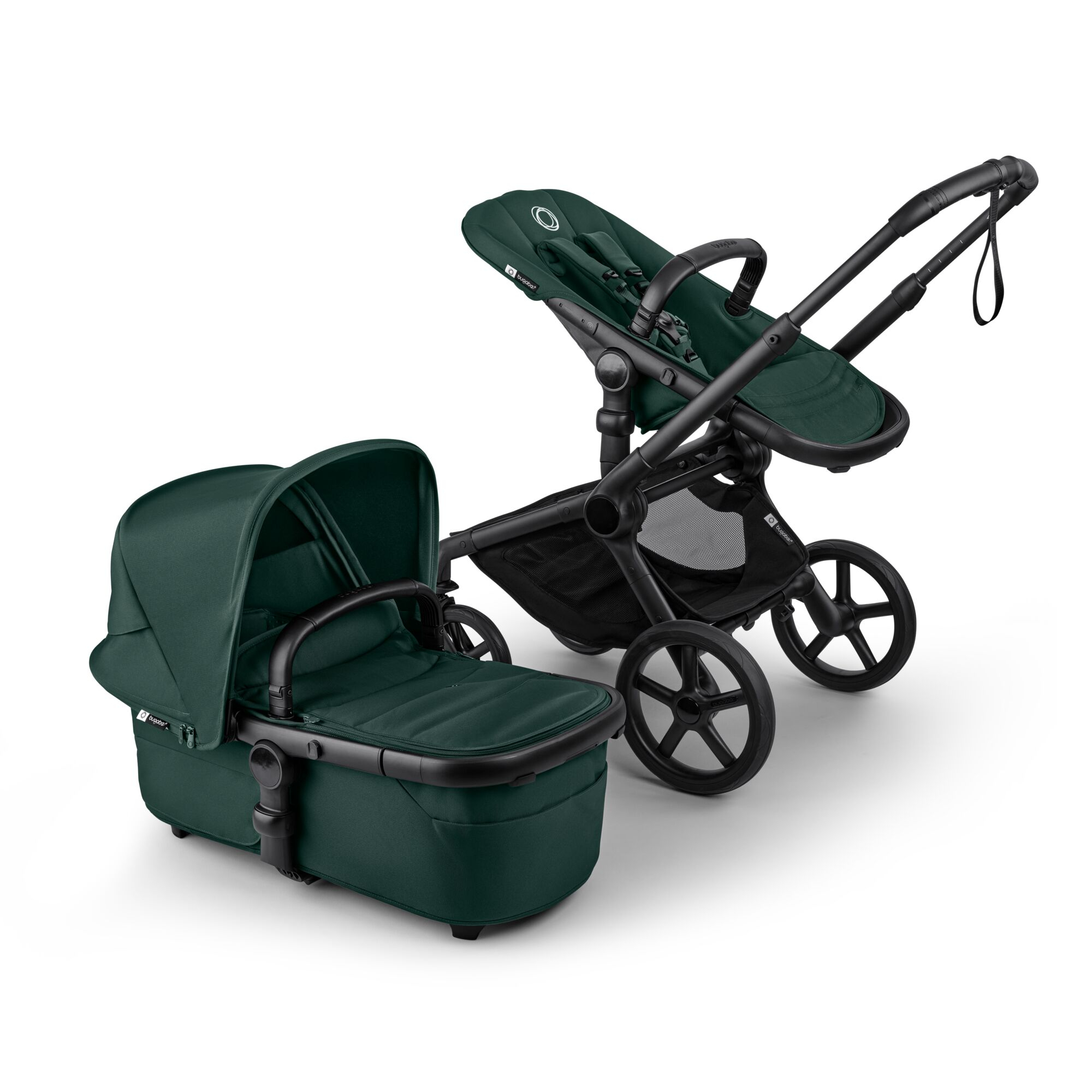 Kombi-Kinderwagen, bugaboo, Grün – Produktansicht