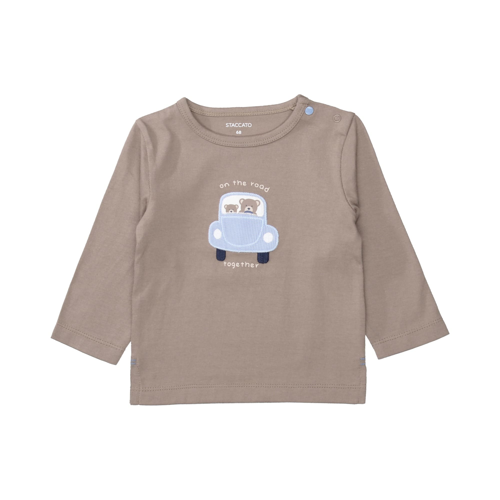 Langarmshirts, STACCATO, Braun – Produktansicht
