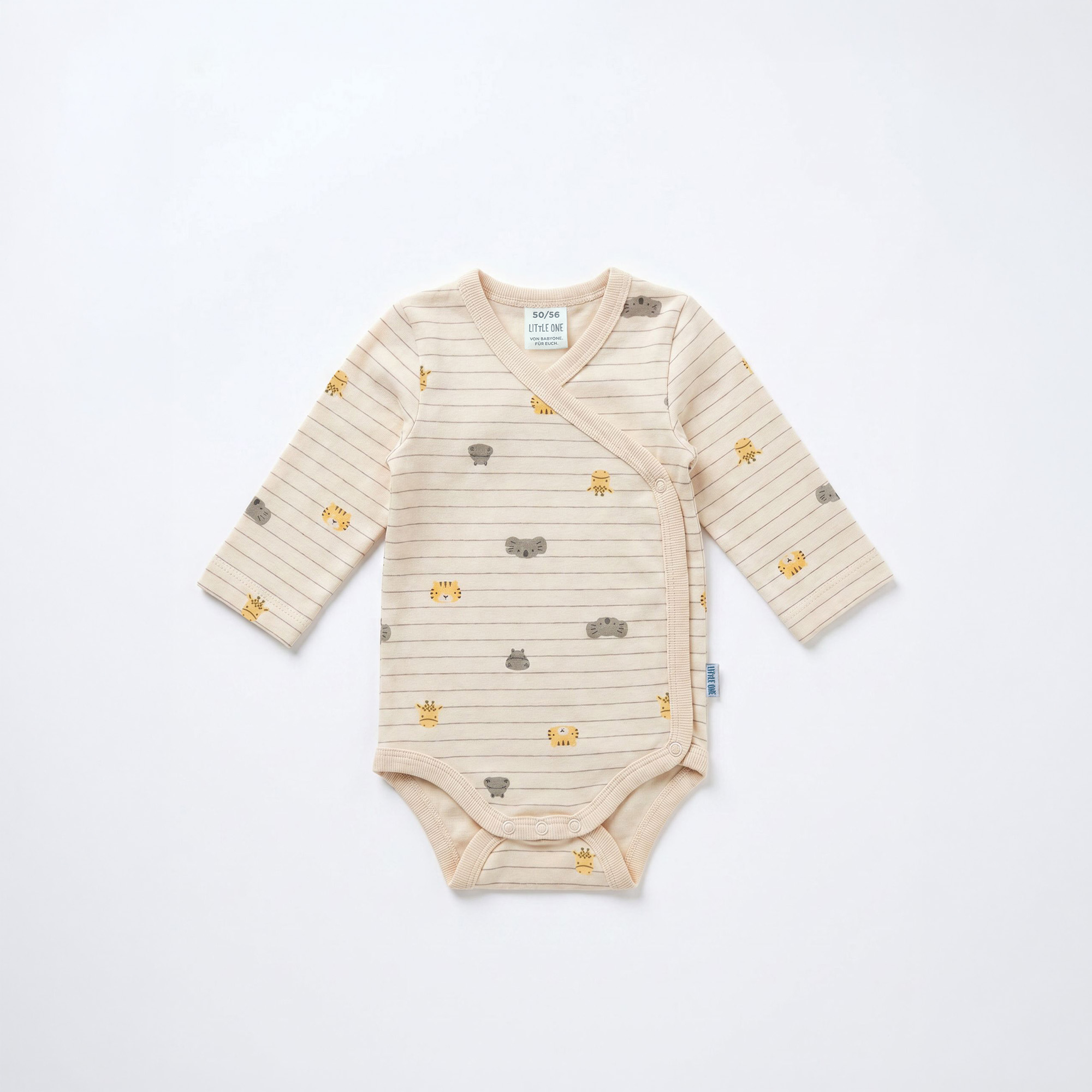 Wickelbodys, LITTLE ONE, Beige – Besonderheit: aus 95% Baumwolle