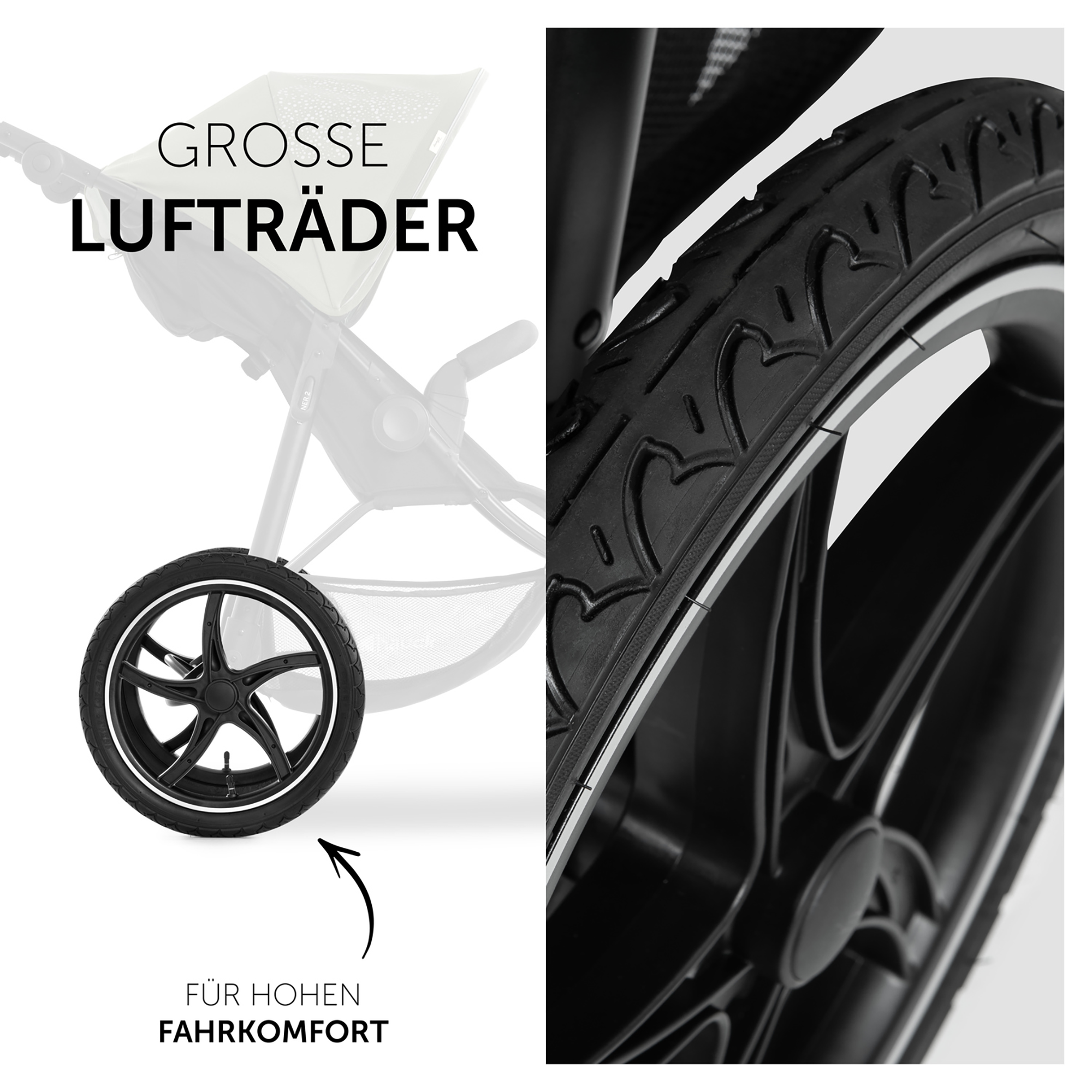 Sportwagen, hauck, Grün – Produktansicht