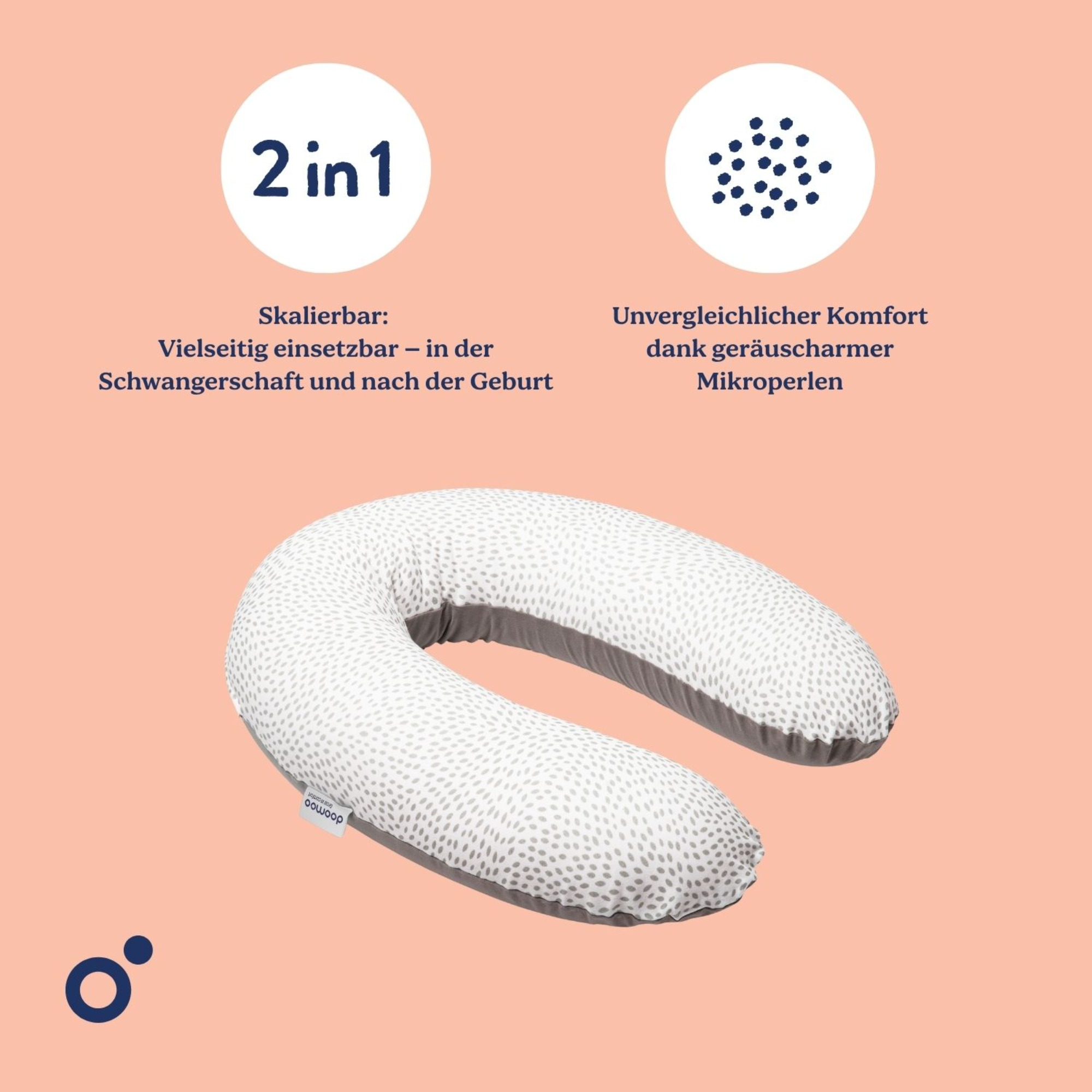 Stillkissen, doomoo, Beige – Produktansicht