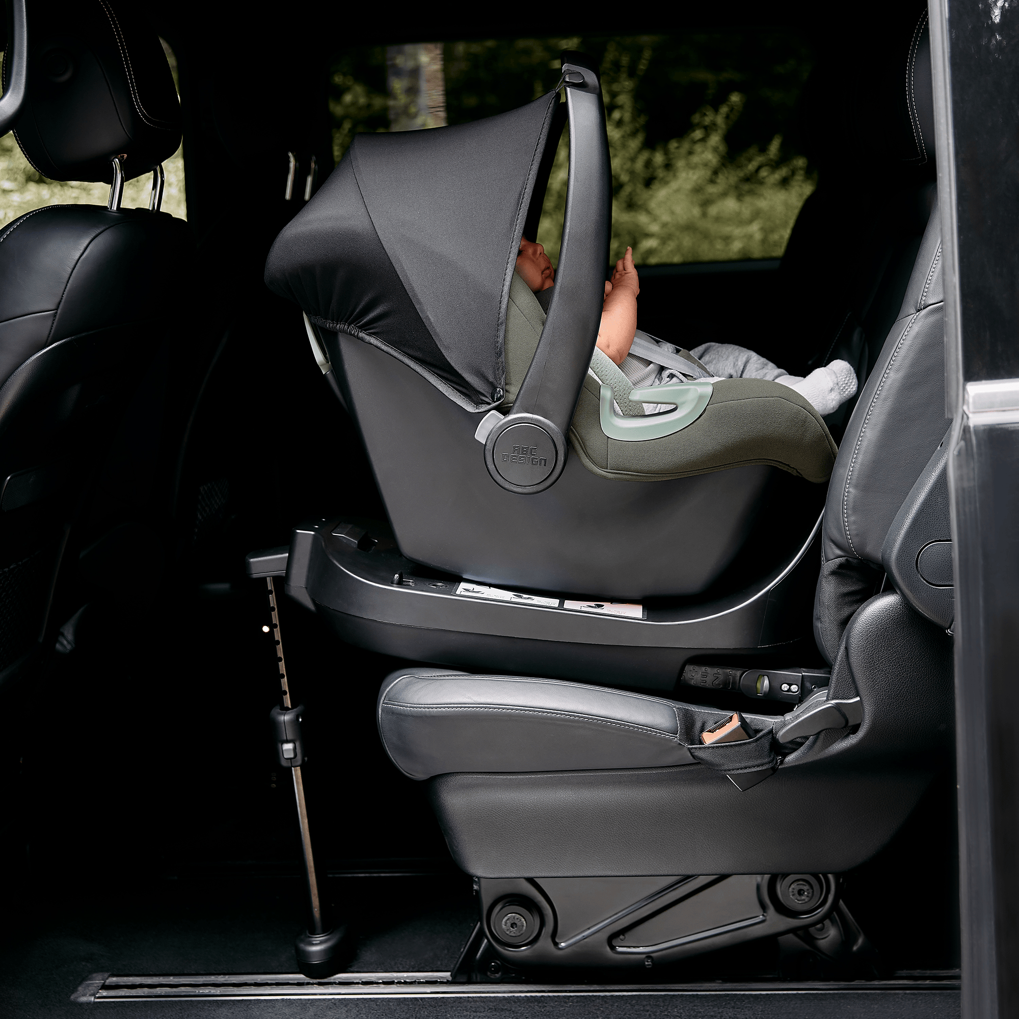 Babyschalen 0-13 kg, Gruppe 0+, ABC DESIGN, Grün – Produktansicht