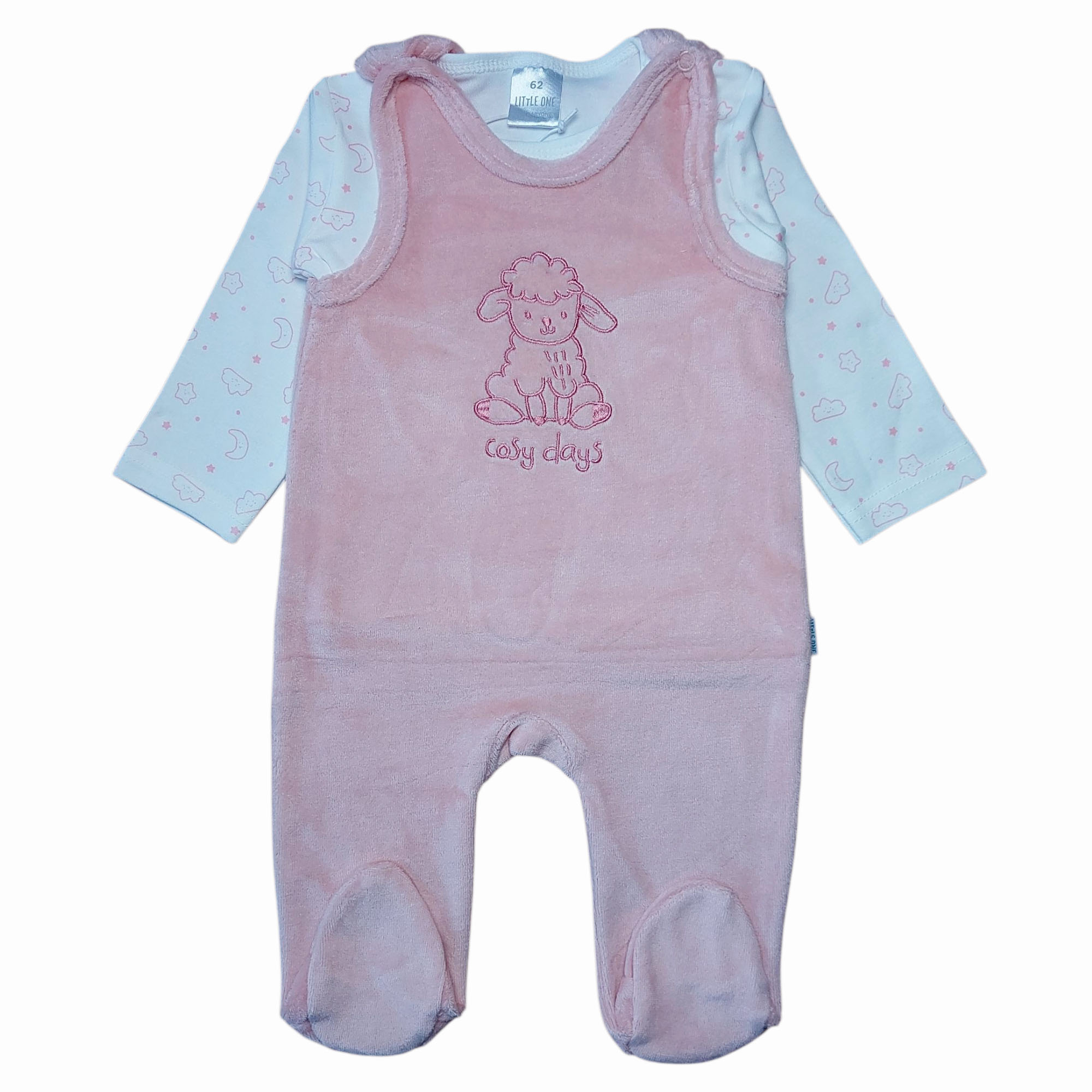 LITTLE ONE, LITTLE ONE, Pink – Besonderheit: Set bestehend aus Strampler und Langarmshirt
