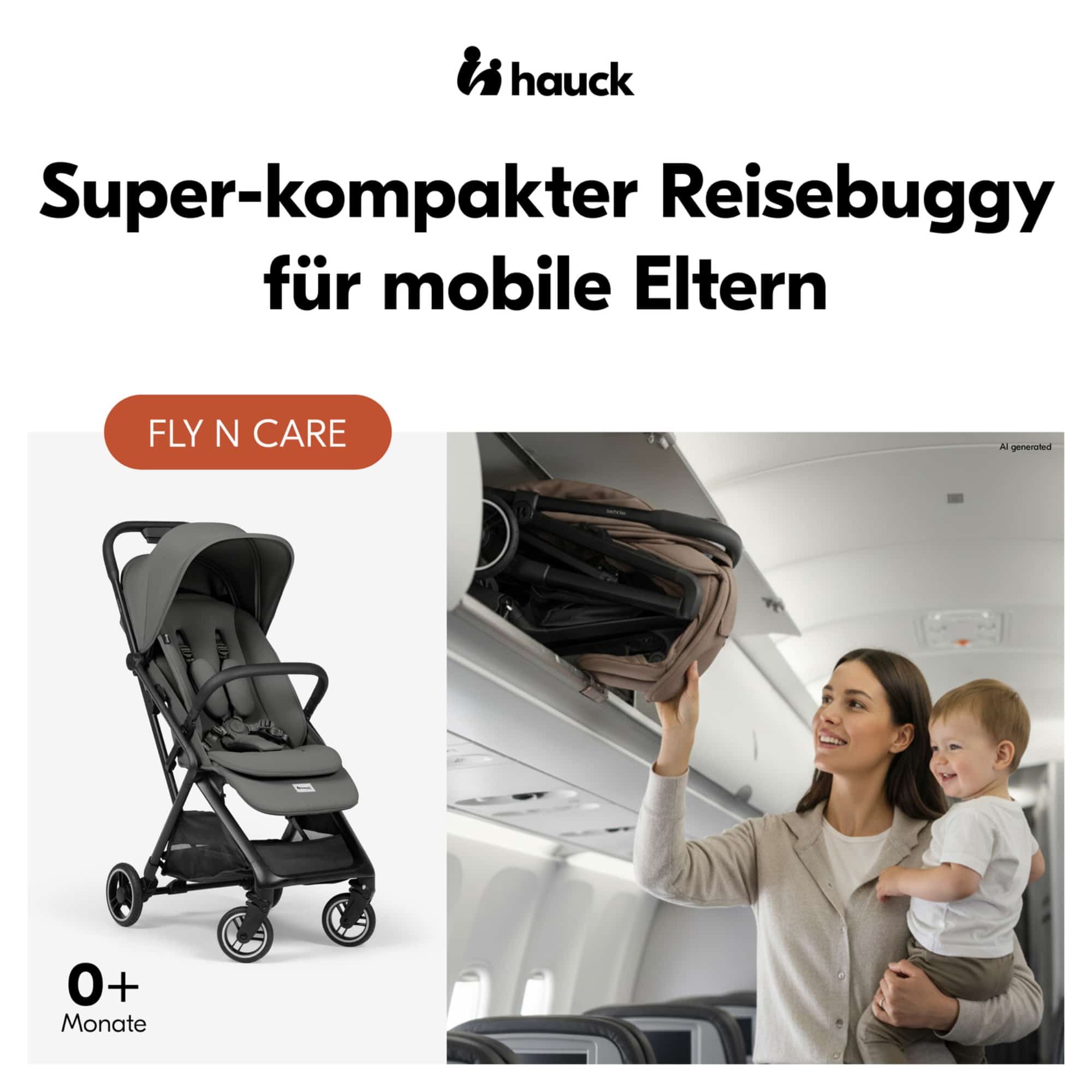 Reisebuggys, hauck, Grau – Produktansicht