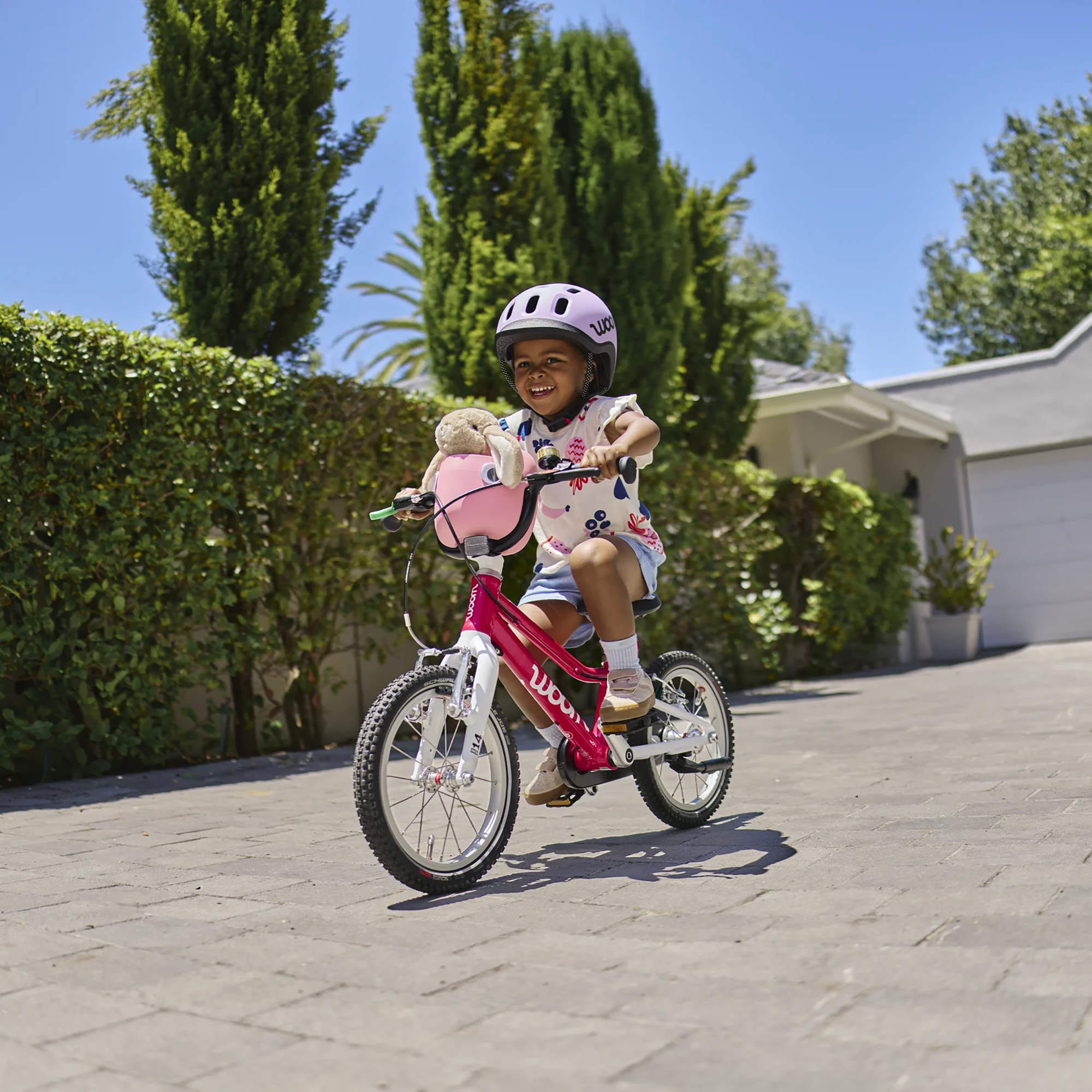 Laufräder, Woom, Pink – Besonderheit: aus BPA-freiem, flexiblem und wetterbeständigem Material
