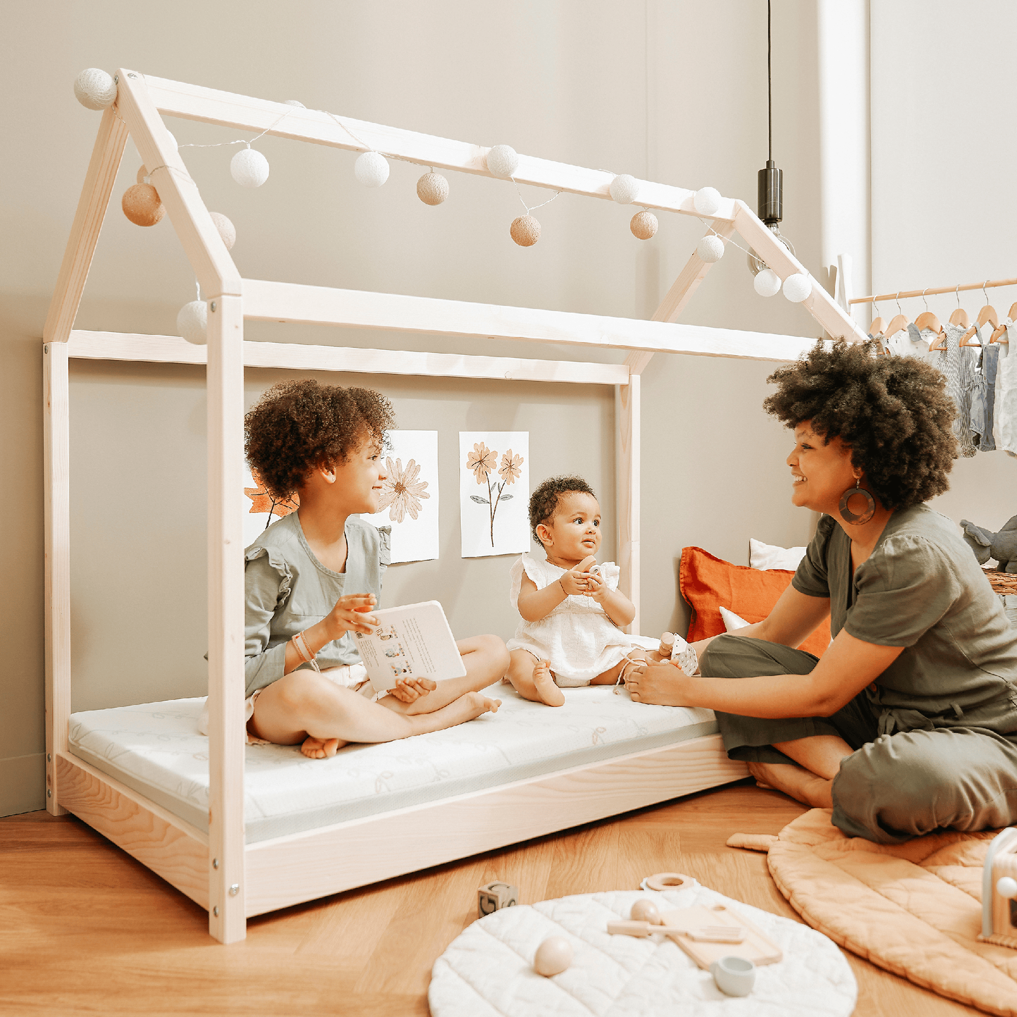 Matratzen 60 x 120 cm, babymoov, Weiß – Produktansicht