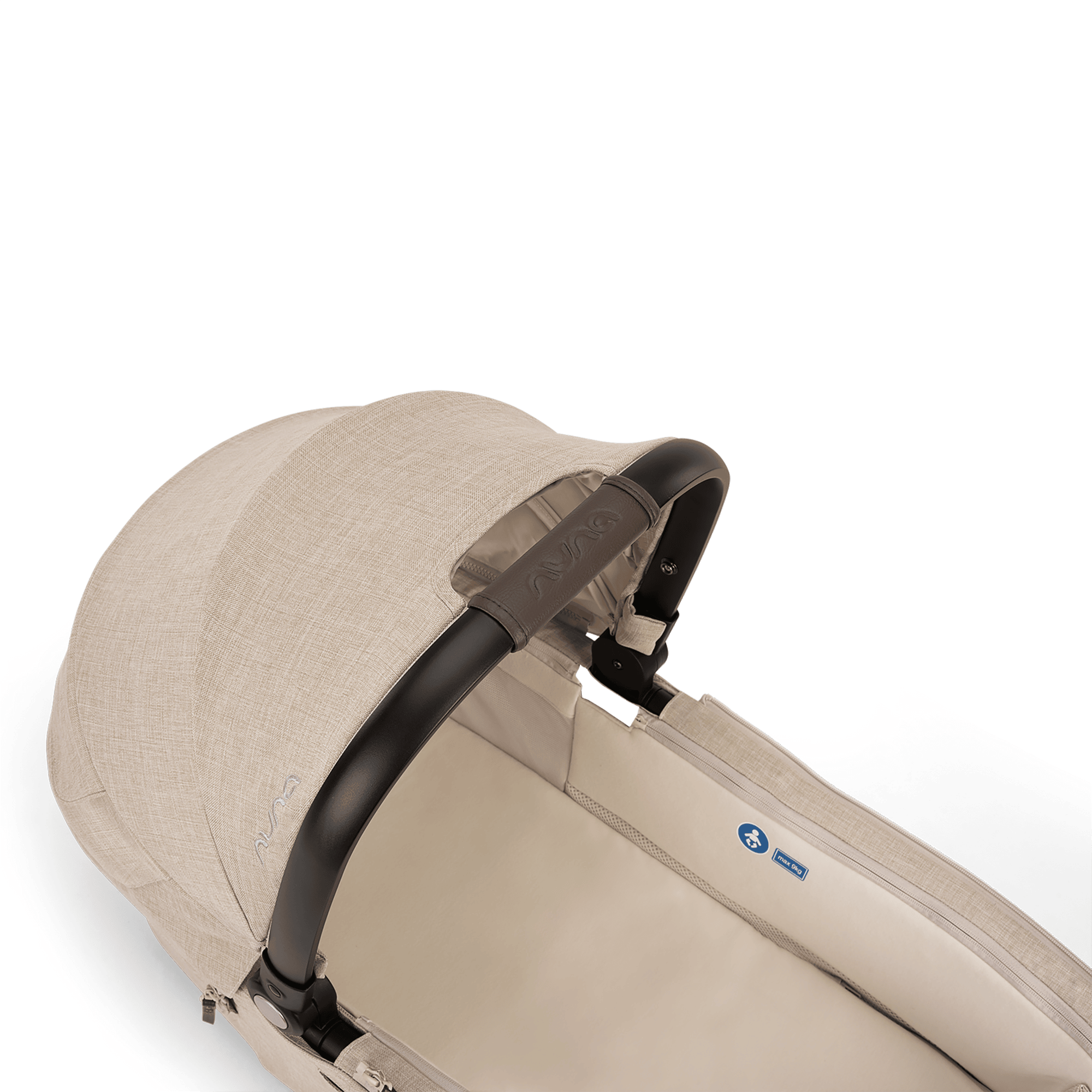 Kombi-Kinderwagen, nuna, Beige – Produktansicht