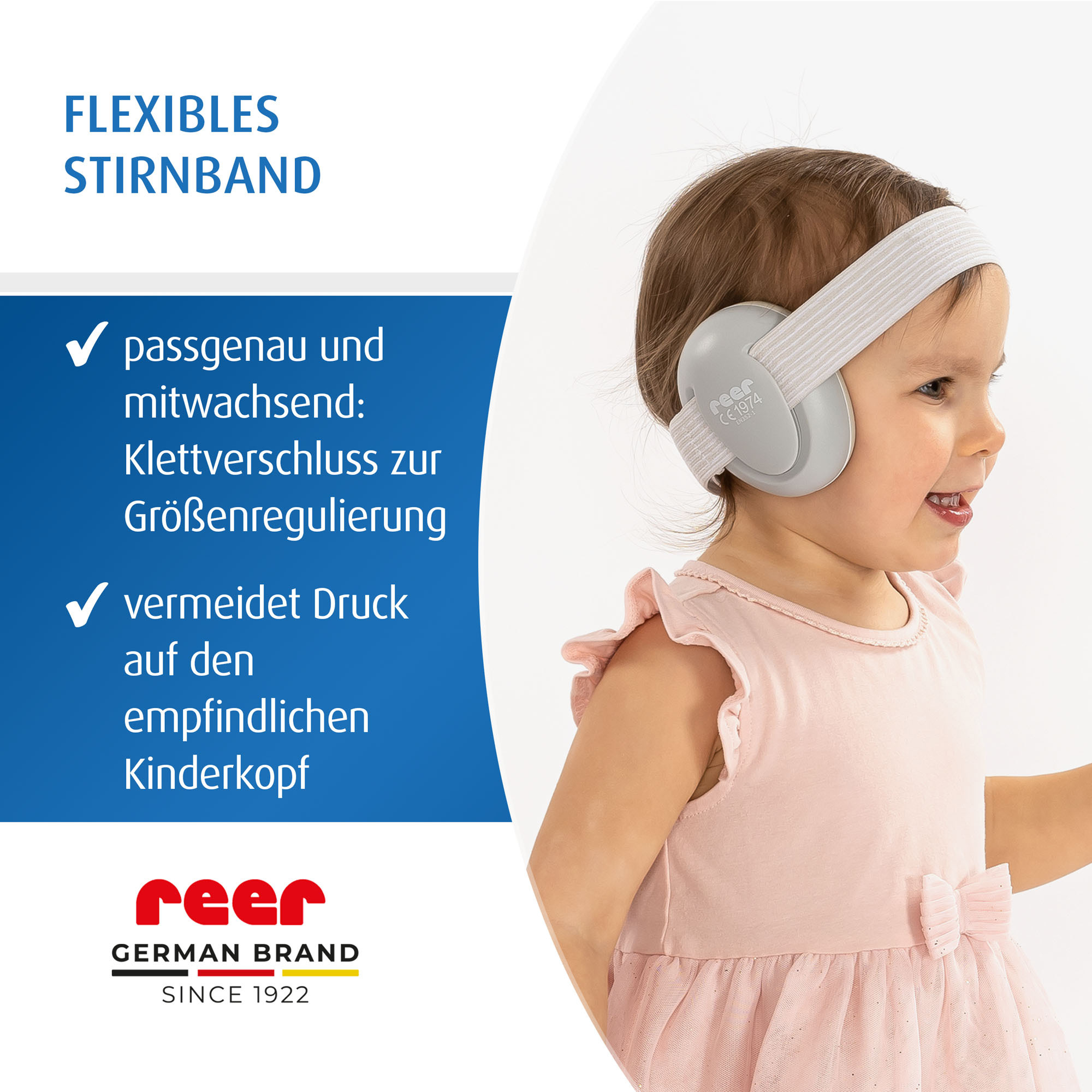 Gehörschutz, reer, Grau – Produktansicht