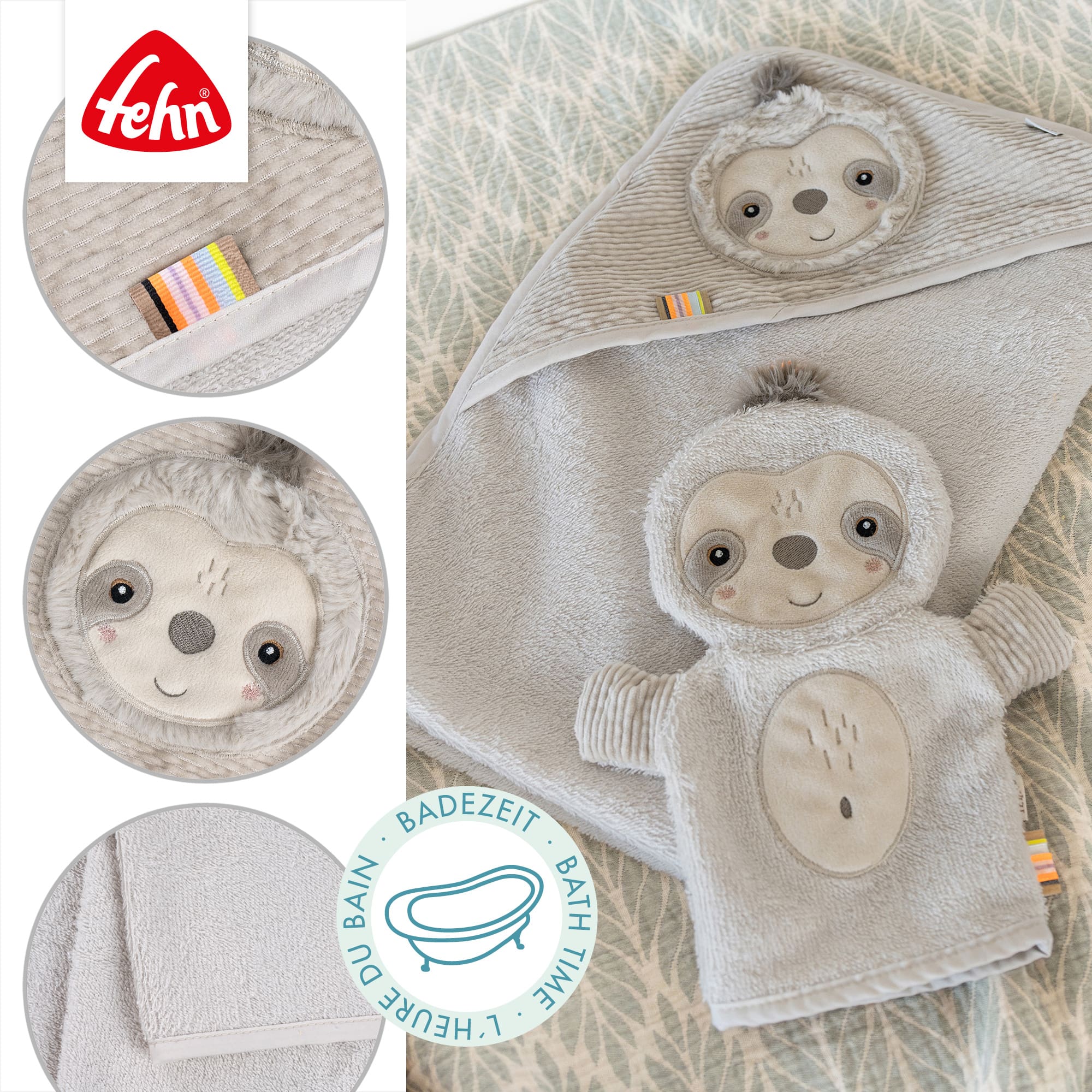 Handtücher, fehn, Beige – Produktansicht