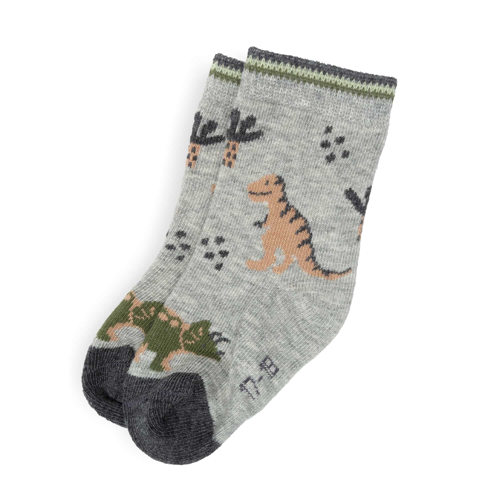 Söckchen Dino/Safari LITTLE ONE Grau M2000585882303 2