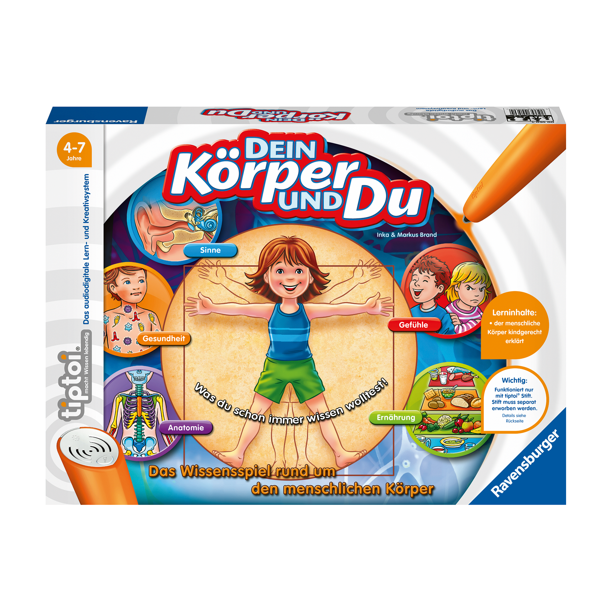 Kinderspiele, Tiptoi – Produktansicht