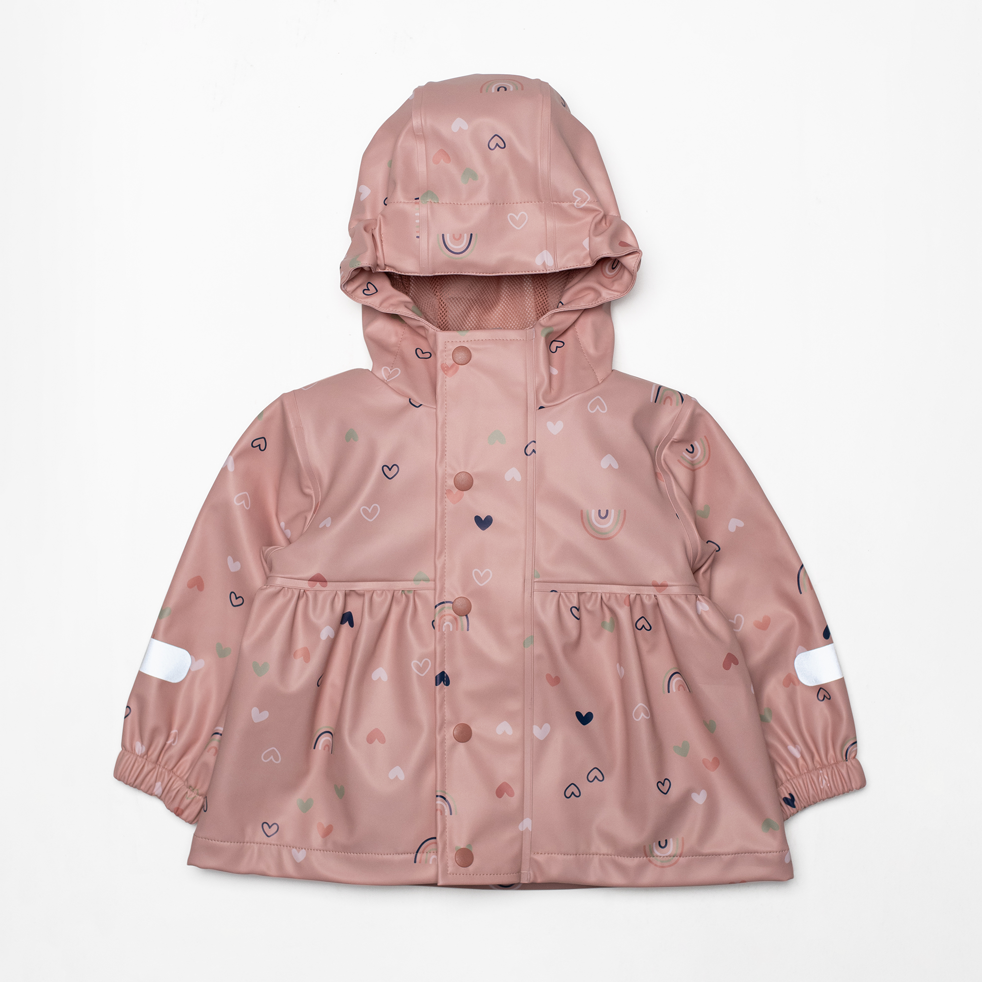 Regenjacken, LITTLE ONE, Pink – Besonderheit: mit reflektierenden Highlights an den Ärmeln