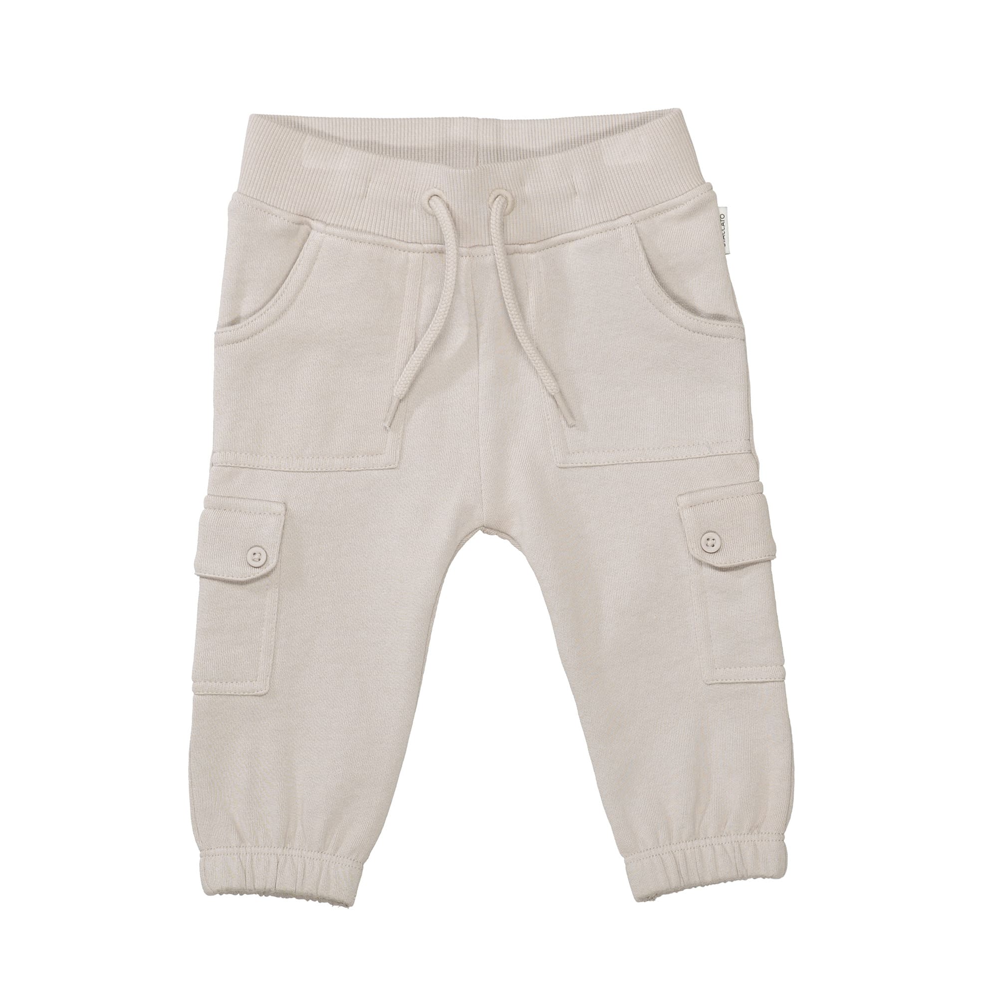 Jogginghosen, STACCATO, Beige – Besonderheit: aus 100% Baumwolle