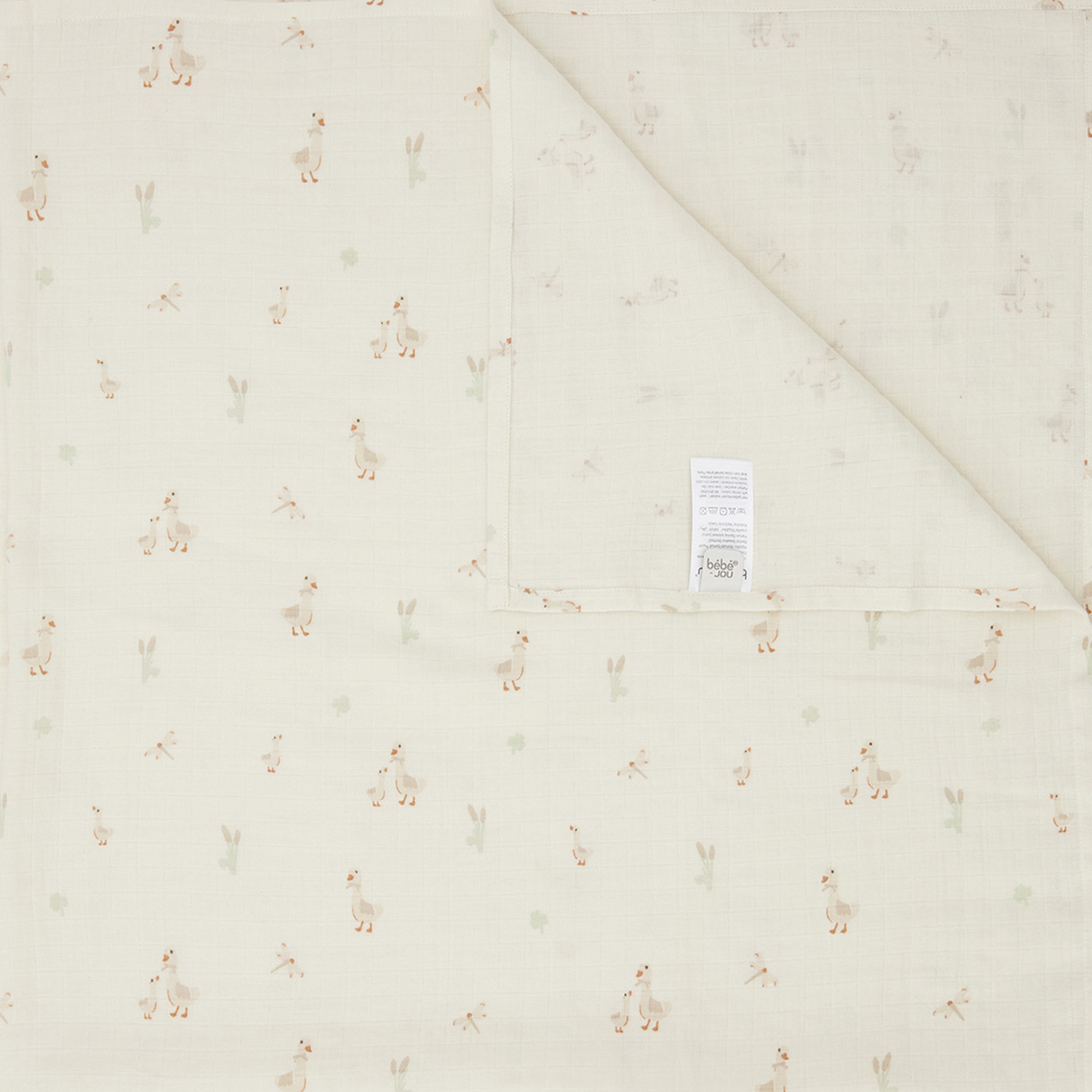 Mullwindeln, bébé-jou, Beige – Produktansicht
