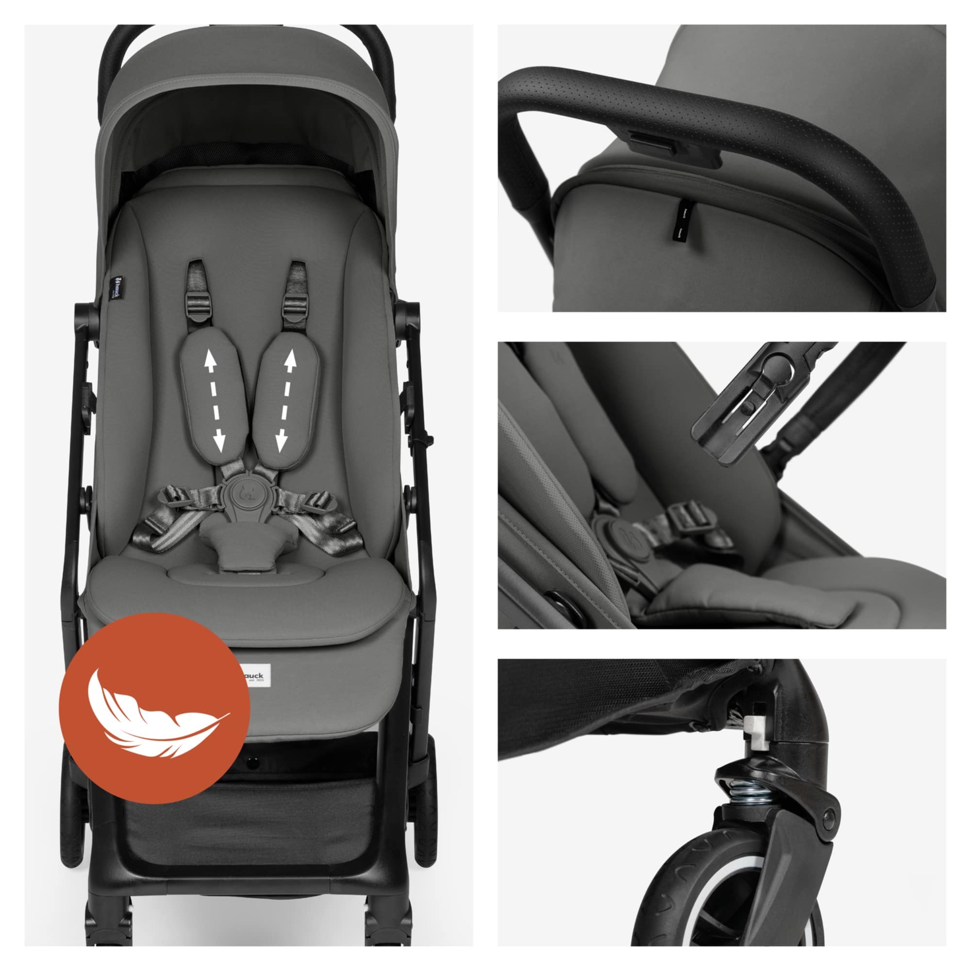 Reisebuggys, hauck, Grau – Produktansicht