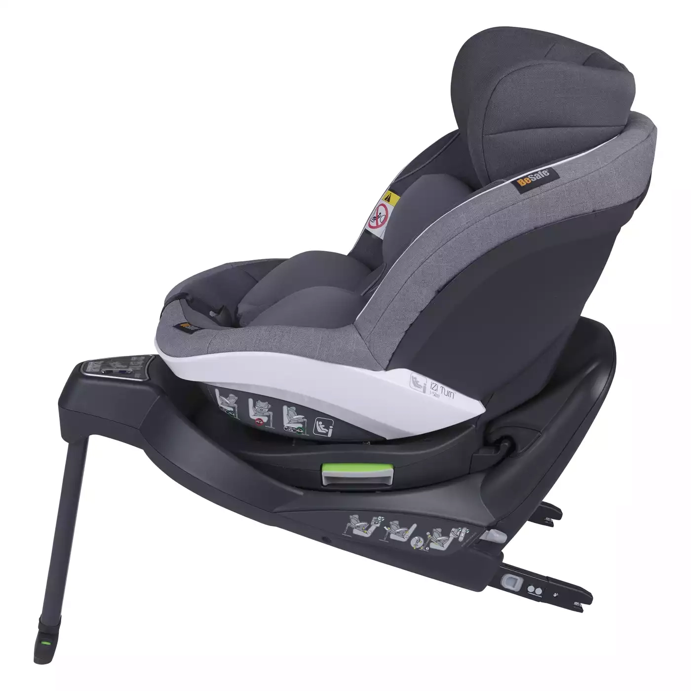 Reboarder 0-18 kg, Gruppe 0+/1, BeSafe, Grau – Produktansicht