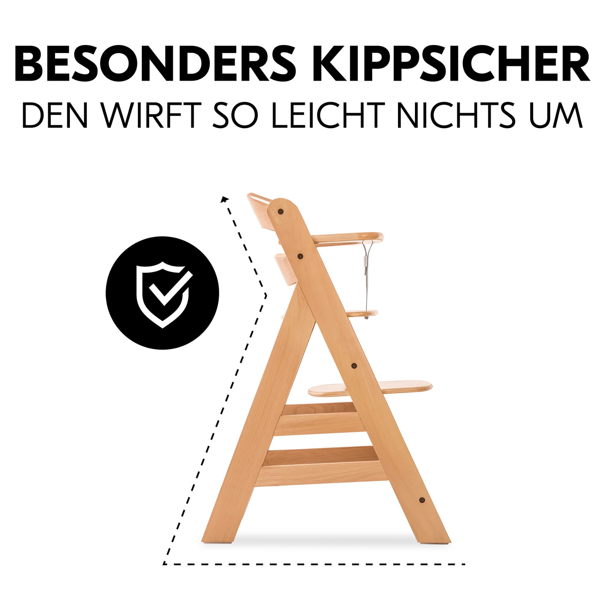 Treppenhochstühle, hauck, Grau – Produktansicht
