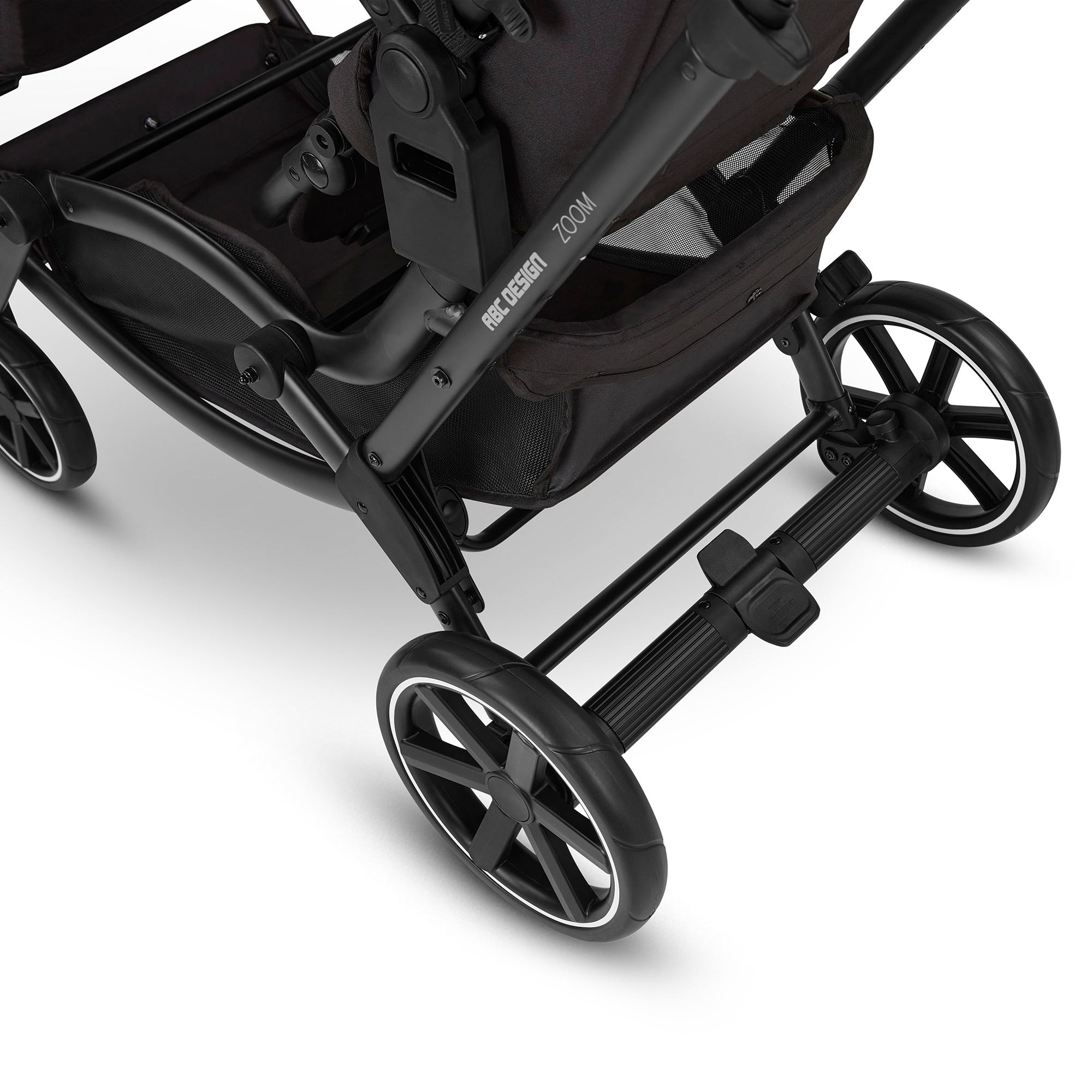 Zwillingswagen & Geschwisterwagen, ABC DESIGN, Schwarz – Produktansicht