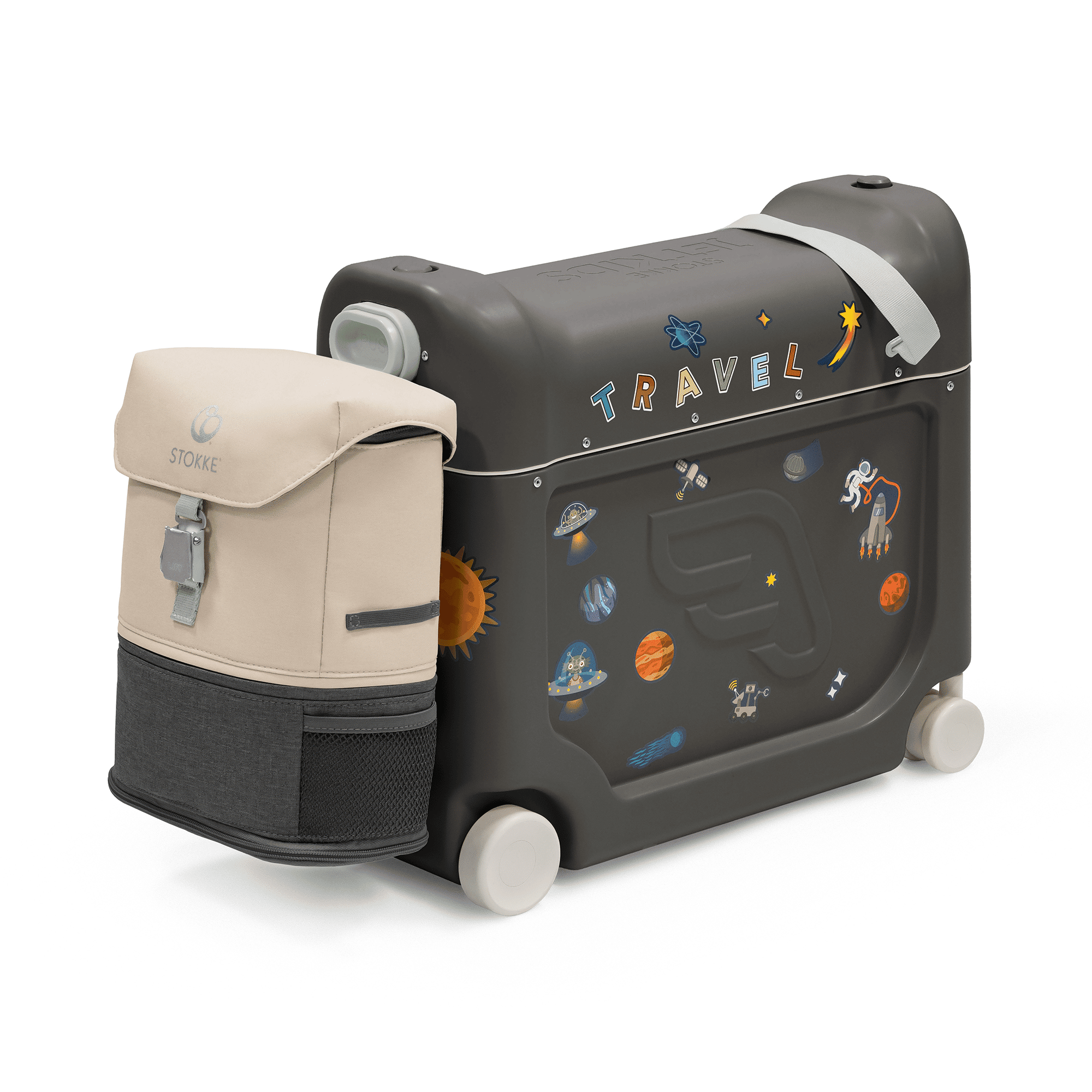 Jetkids™ Bundle BedBox™ & Crew Back Pack Midnight Grey STOKKE Grau 2000587872708 1