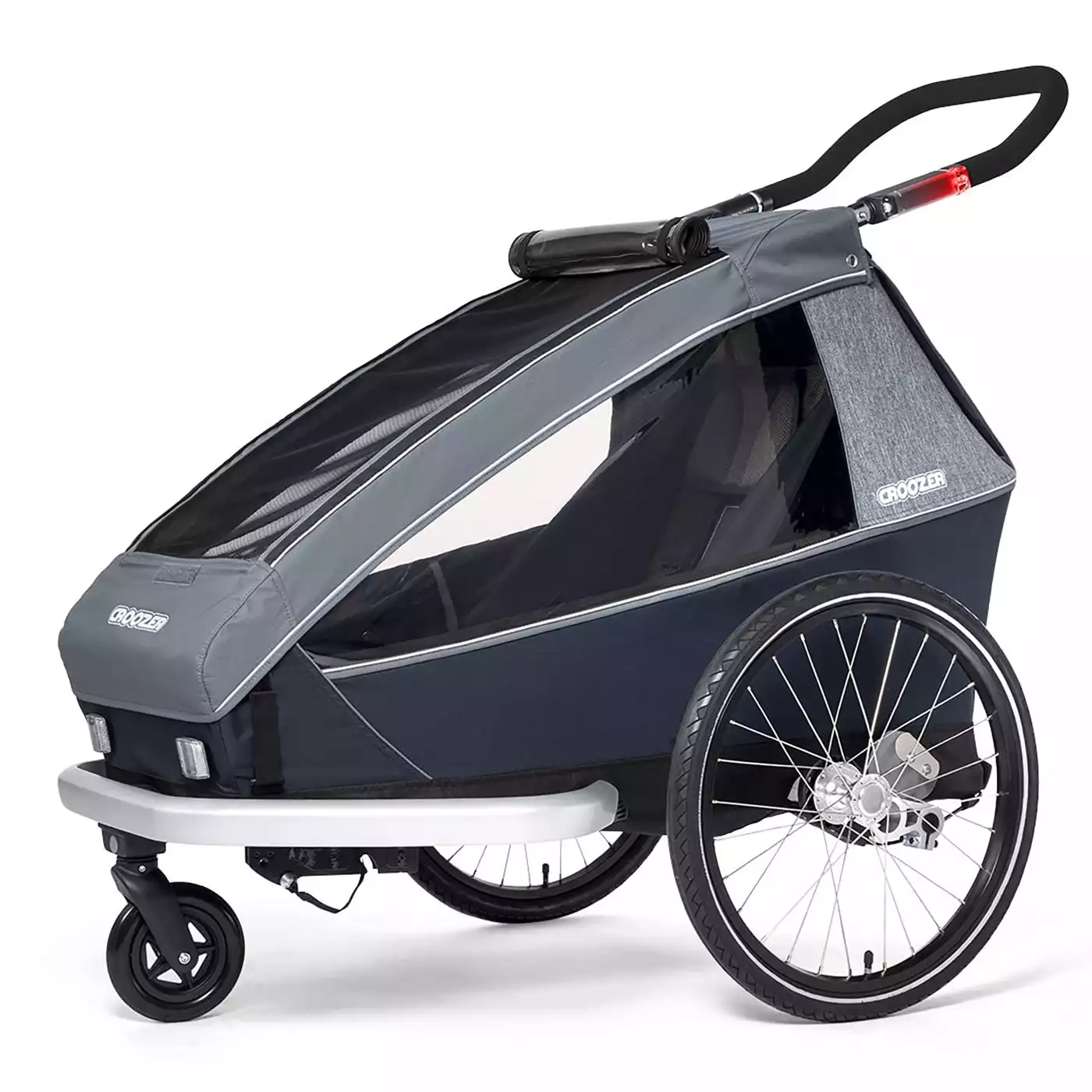 Fahrradanhänger, Croozer, Blau – Produktansicht