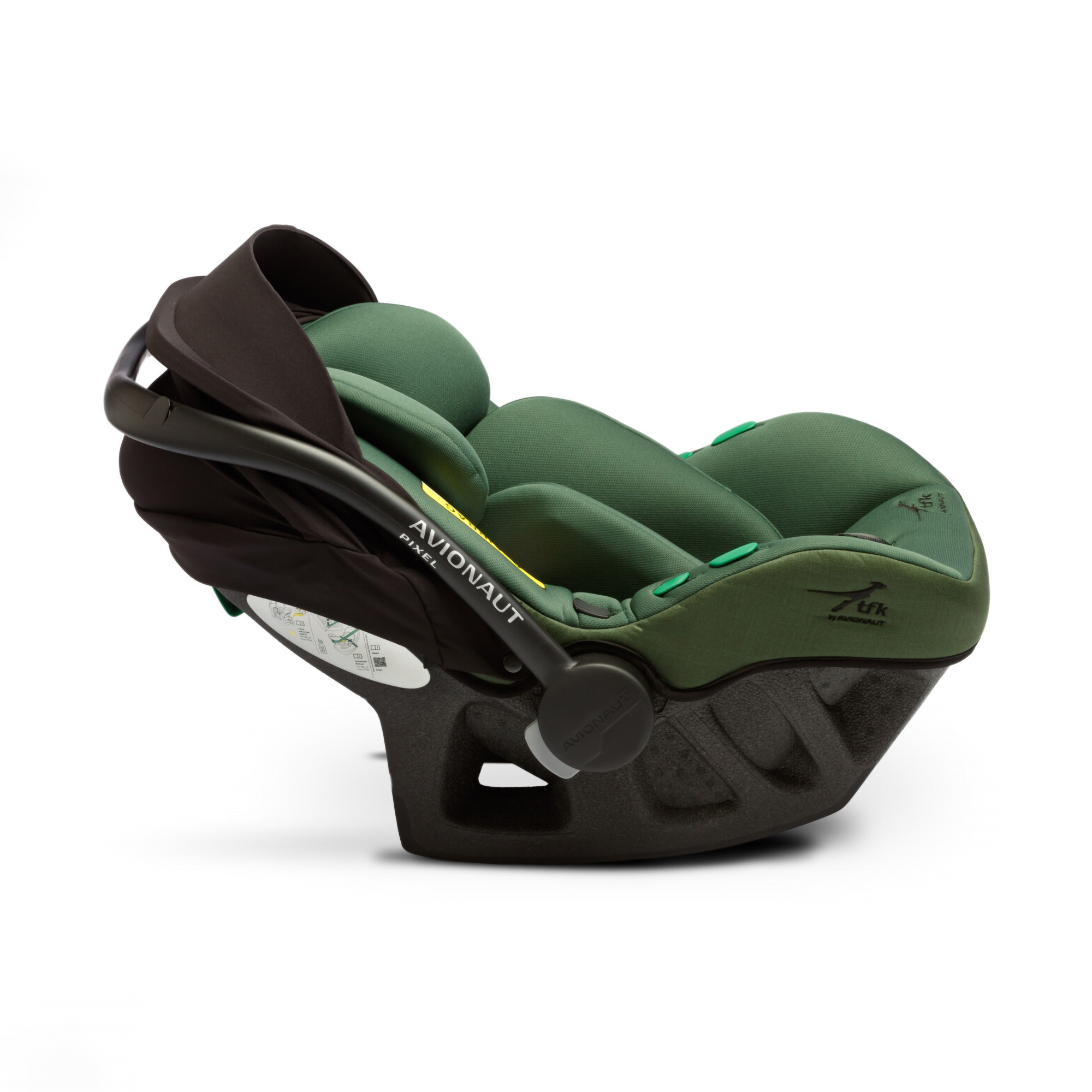 Babyschalen 0-13 kg, Gruppe 0+, tfk, Grün – Produktansicht