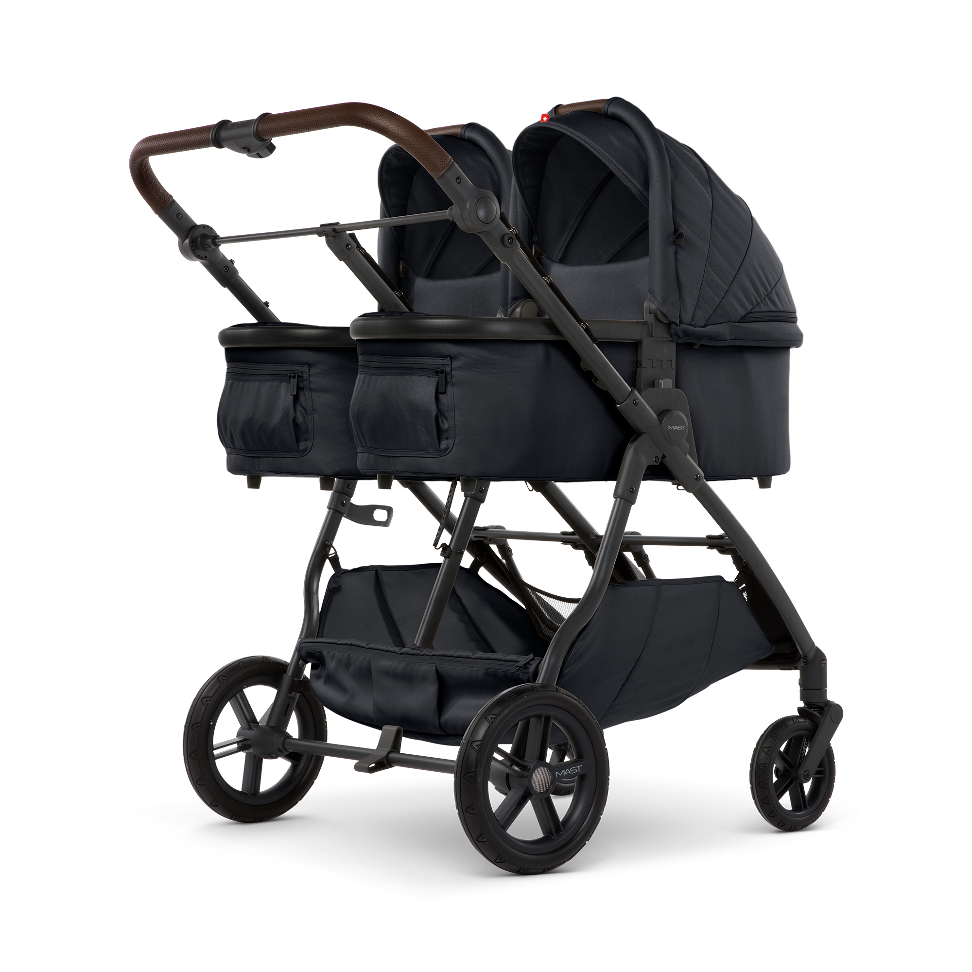 Zwillingswagen & Geschwisterwagen, MAST, Grau – Produktansicht