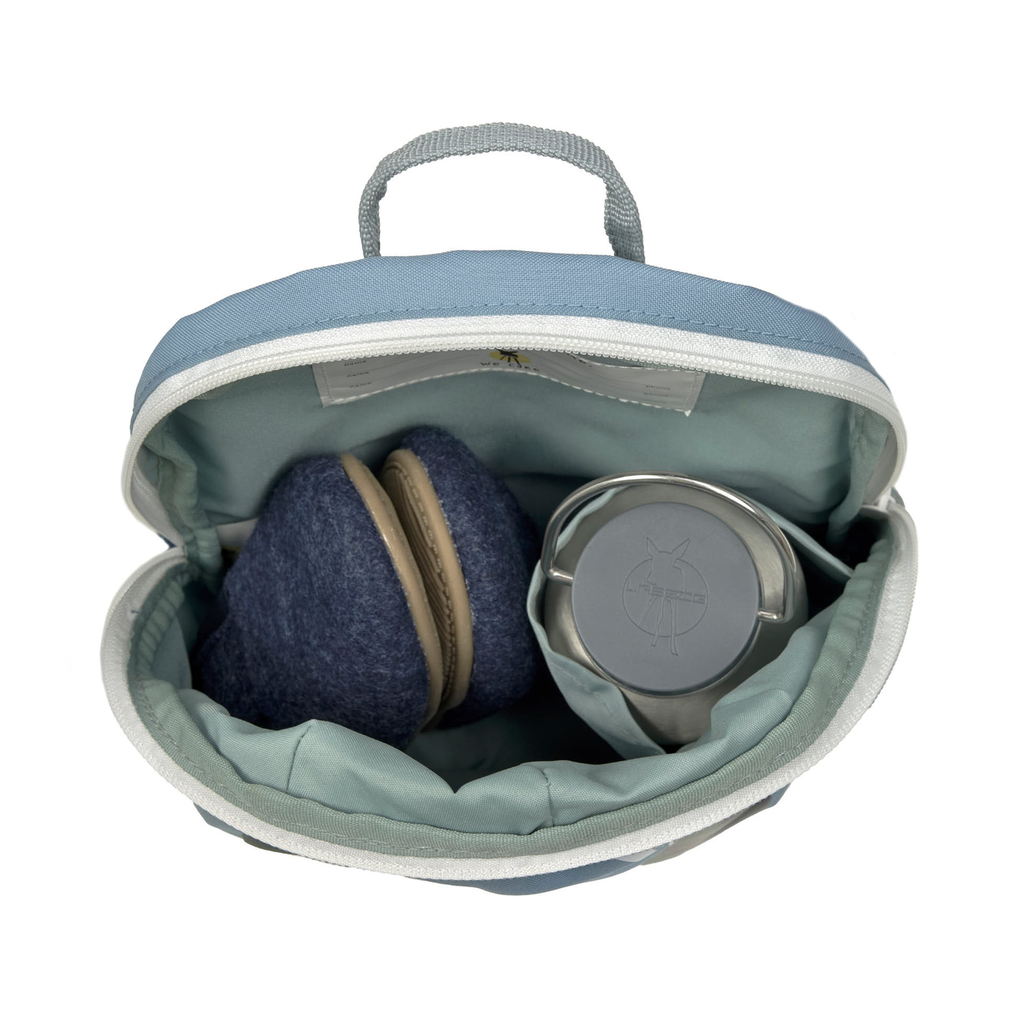 Kinderrucksäcke, LÄSSIG, Grün – Produktansicht