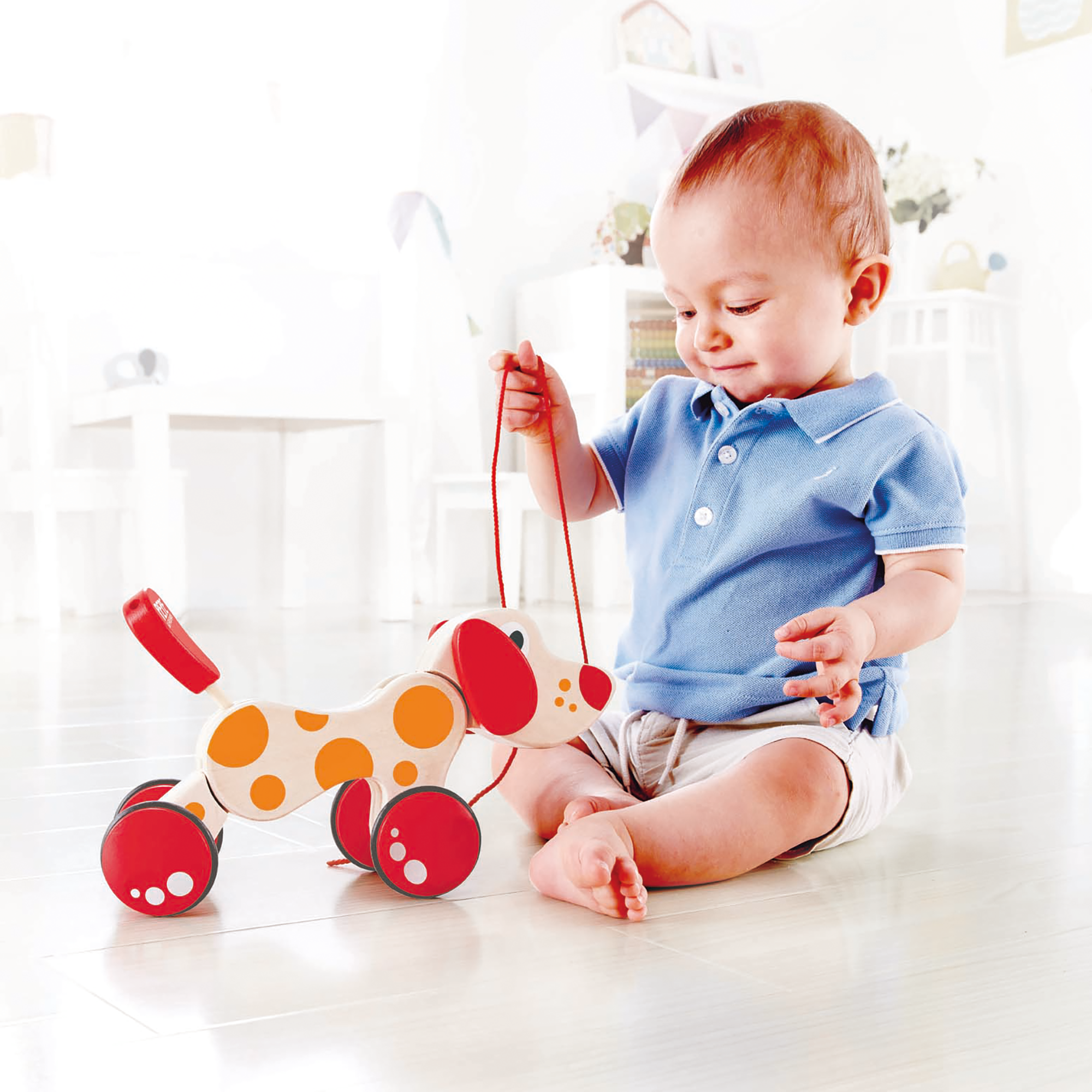 Nachziehtiere, Hape, Mehrfarbig – Produktansicht