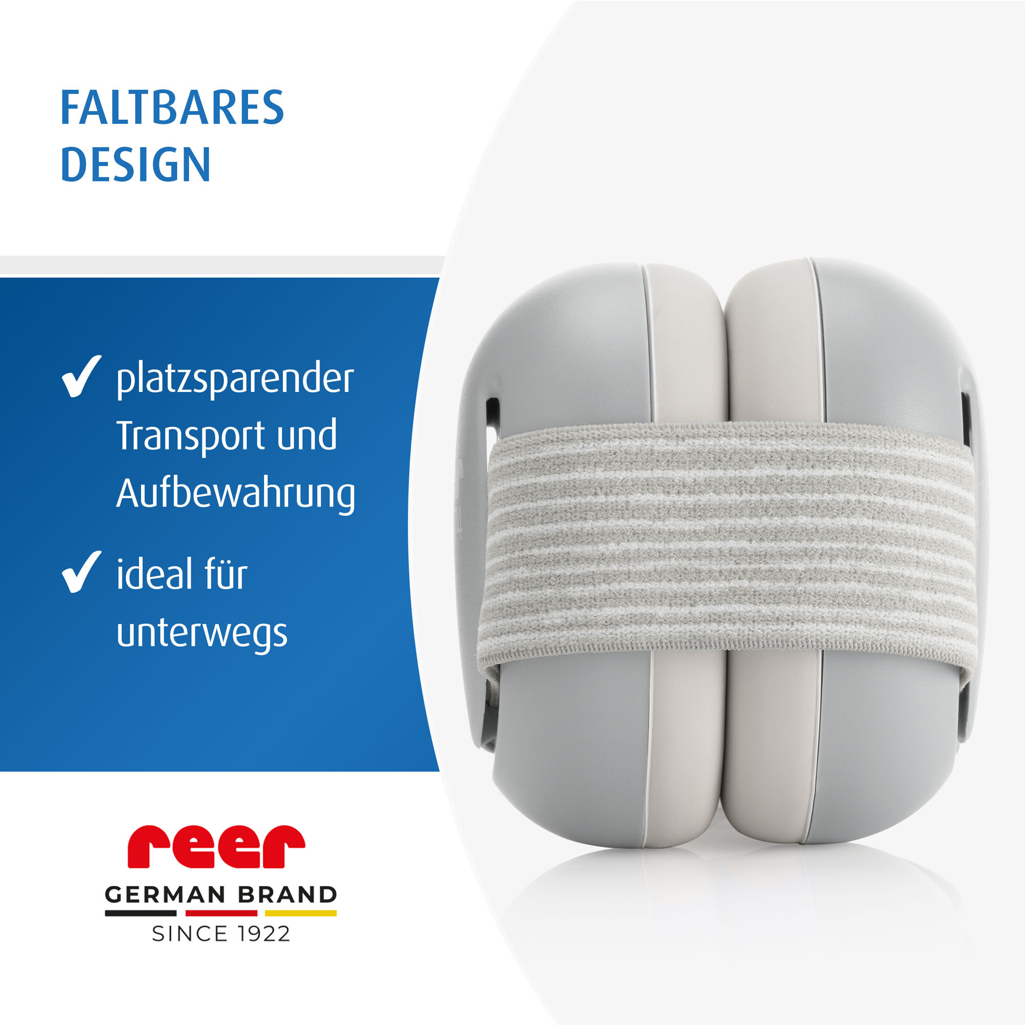 Gehörschutz, reer, Grau – Produktansicht