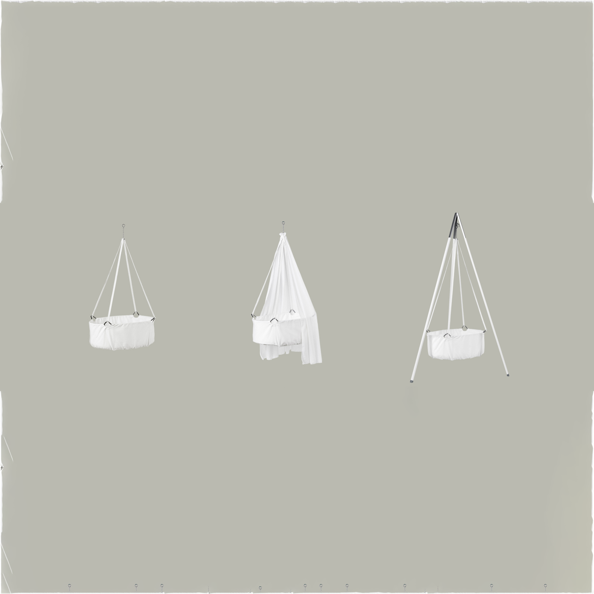 Stubenwagen & Wiegen, Leander, Weiß – Produktansicht