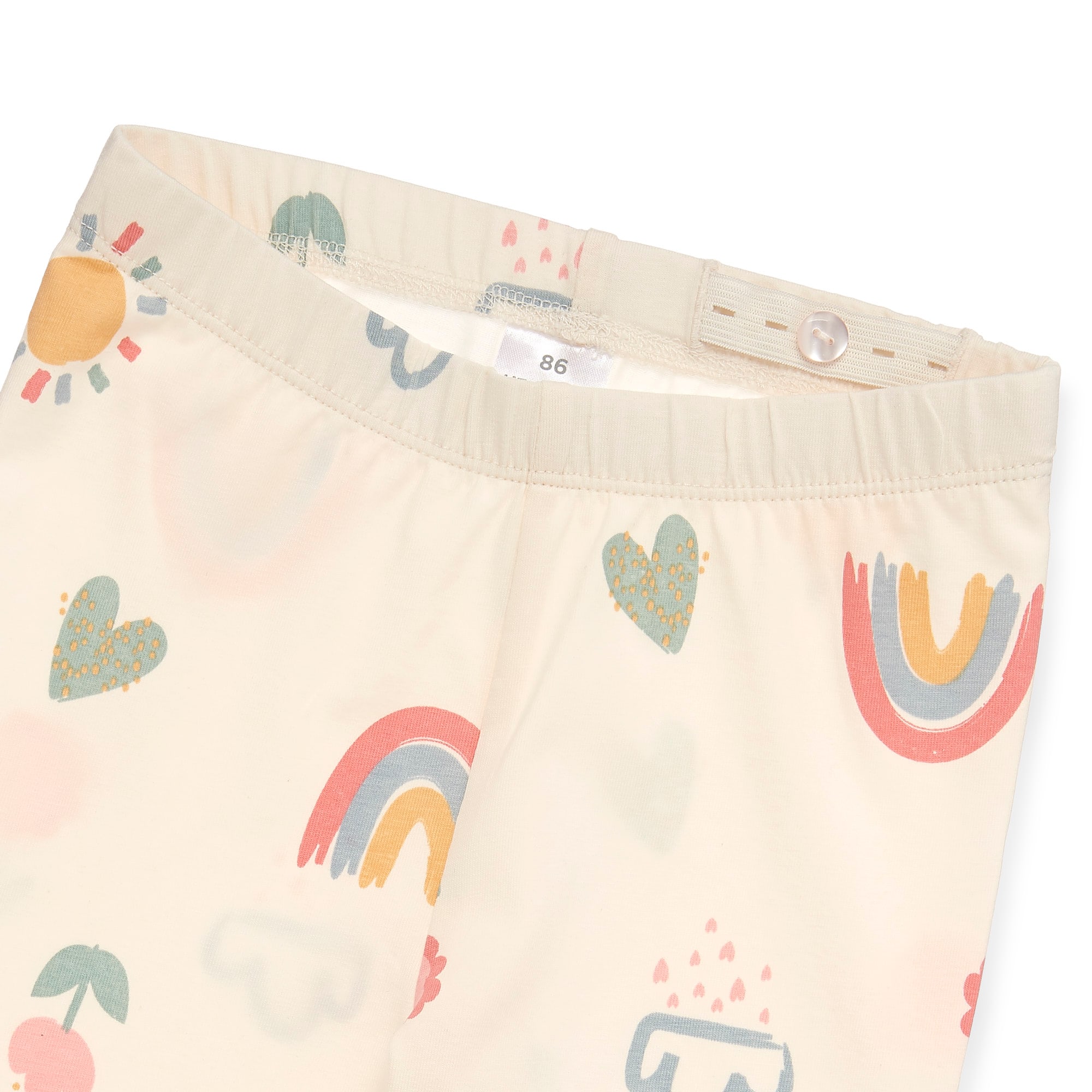 Leggings, LITTLE ONE, Weiß – Produktansicht