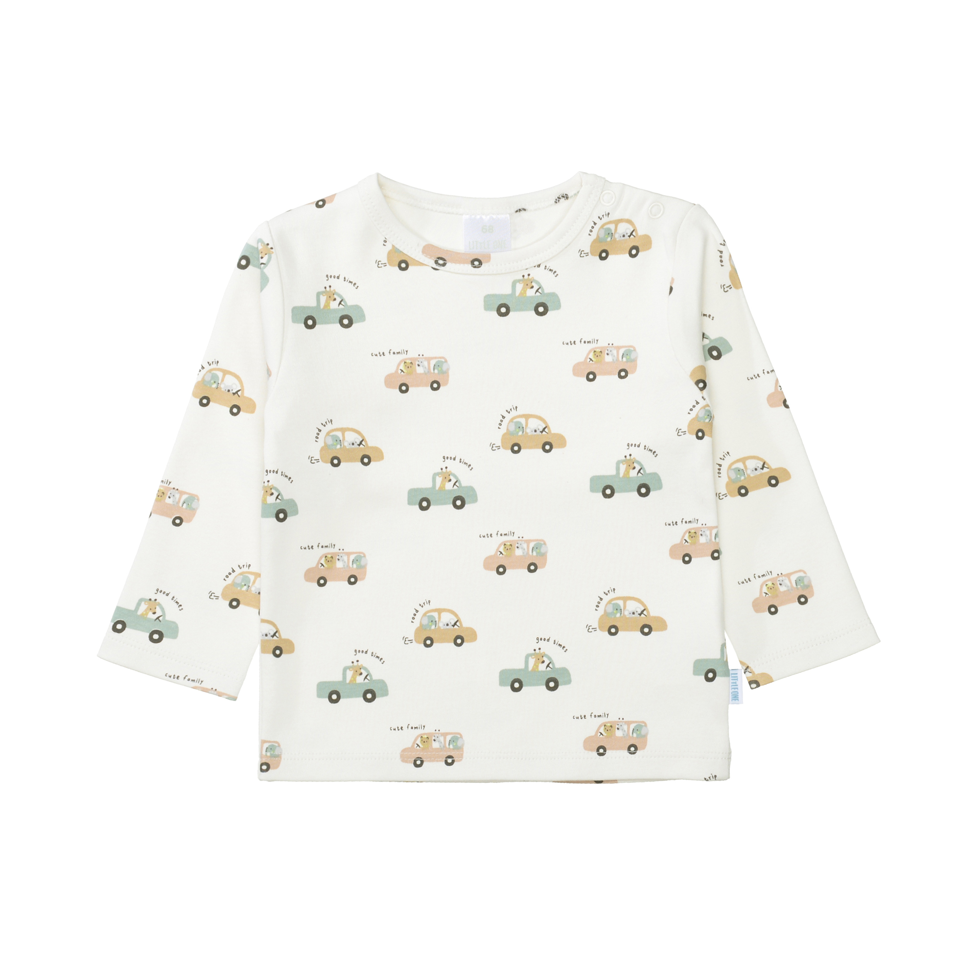 Langarmshirts, LITTLE ONE, Weiß – Besonderheit: aus 100% Bio-Baumwolle