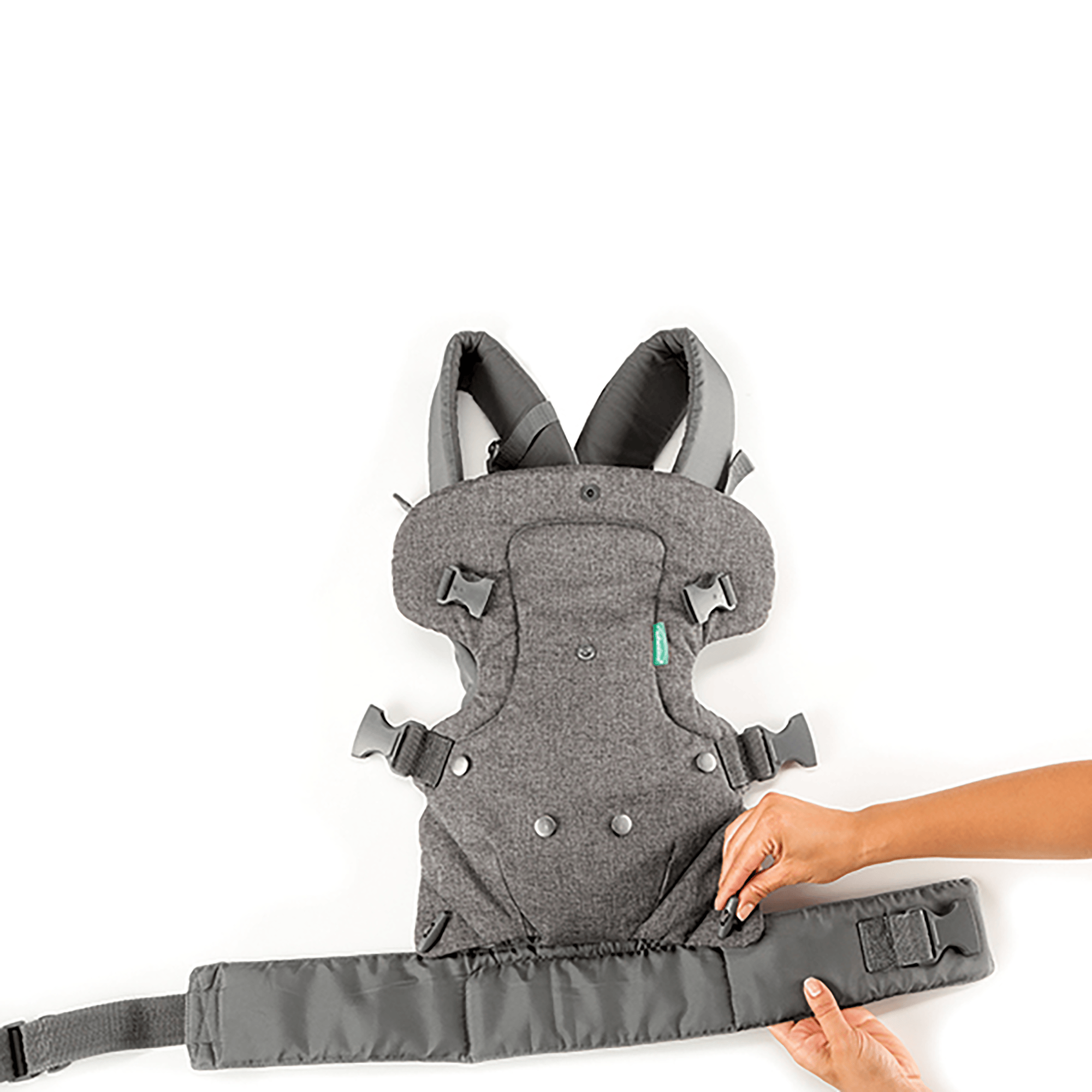 Fullbuckle Tragen, infantino, Grau – Produktansicht