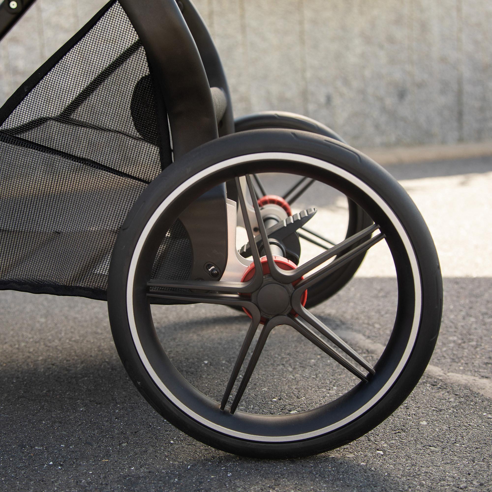 Kombi-Kinderwagen, GESSLEIN, Schwarz – Produktansicht