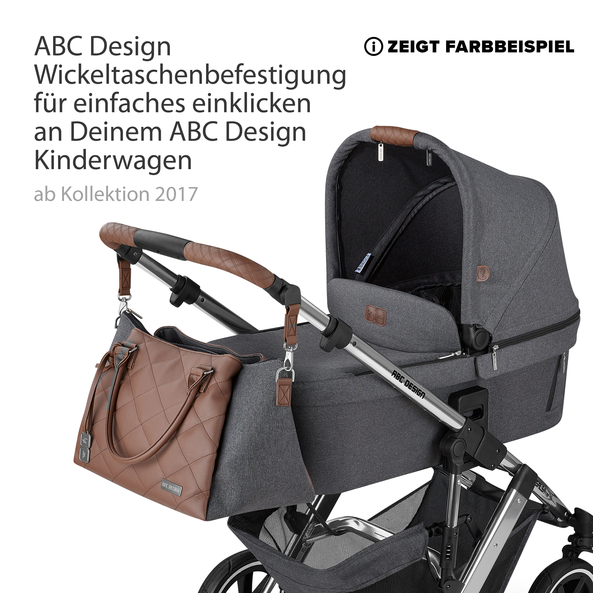 Wickeltaschen, ABC DESIGN, Grün – Produktansicht