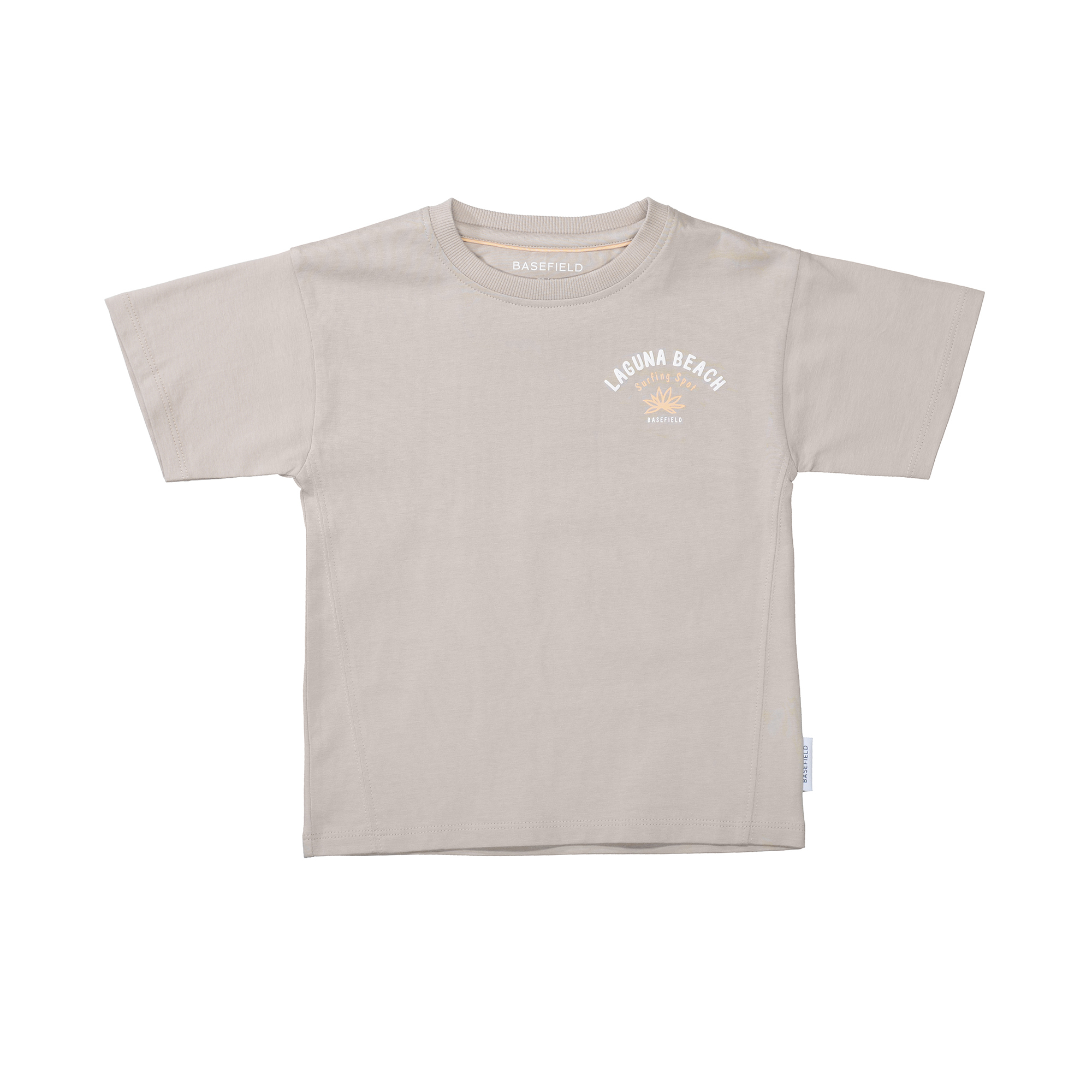 Kurzarmshirts, BASEFIELD, Braun – Produktansicht