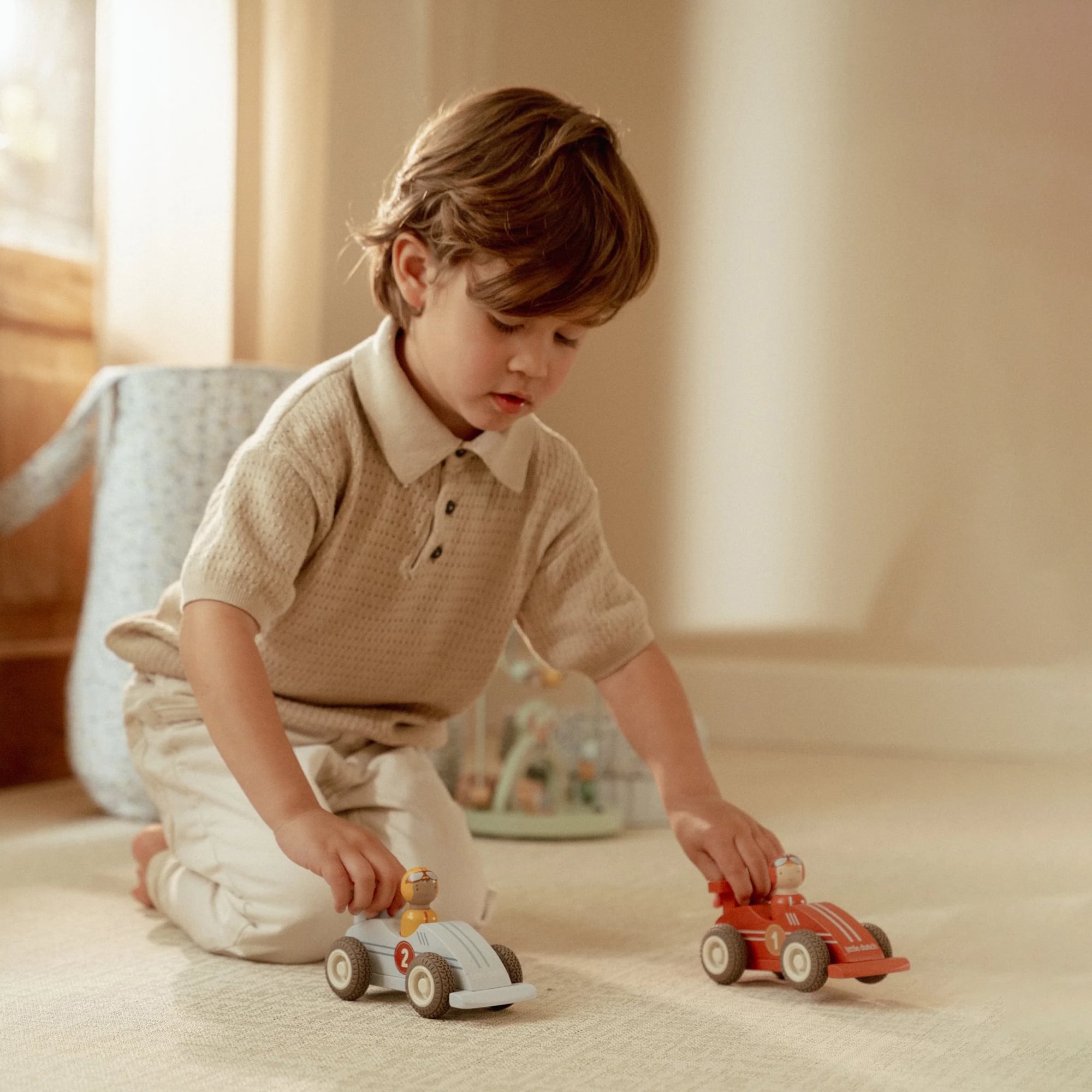 Spielzeugautos, LITTLE DUTCH, Mehrfarbig – Produktansicht