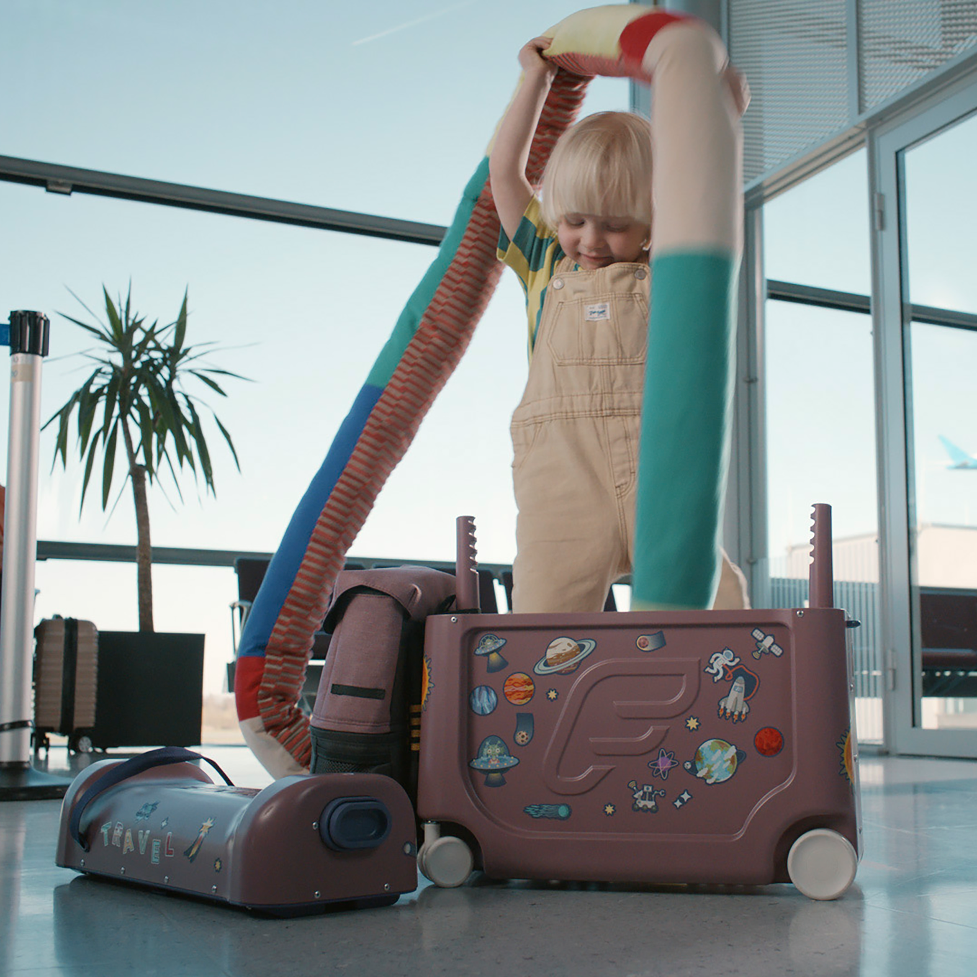 Kinderkoffer, STOKKE, Lila – Produktansicht