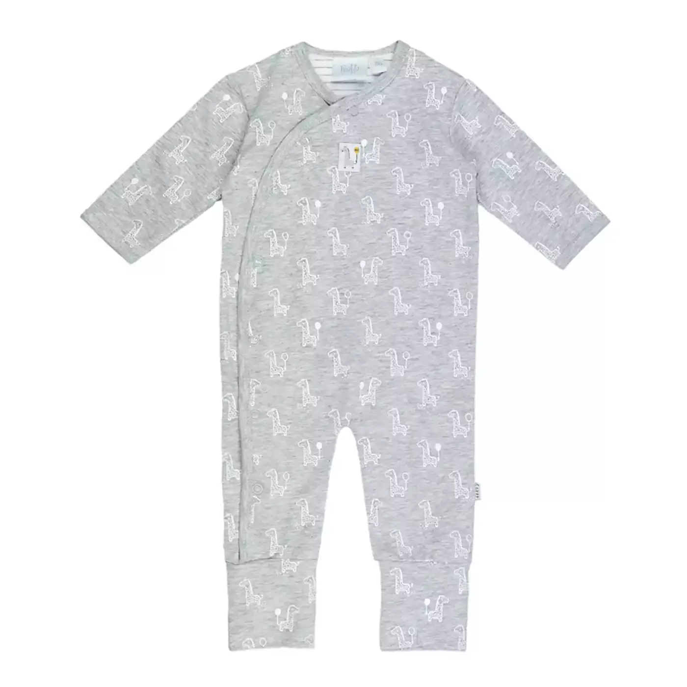 Schlafanzug Giraffe FEETJE Grau M2000579897405 1