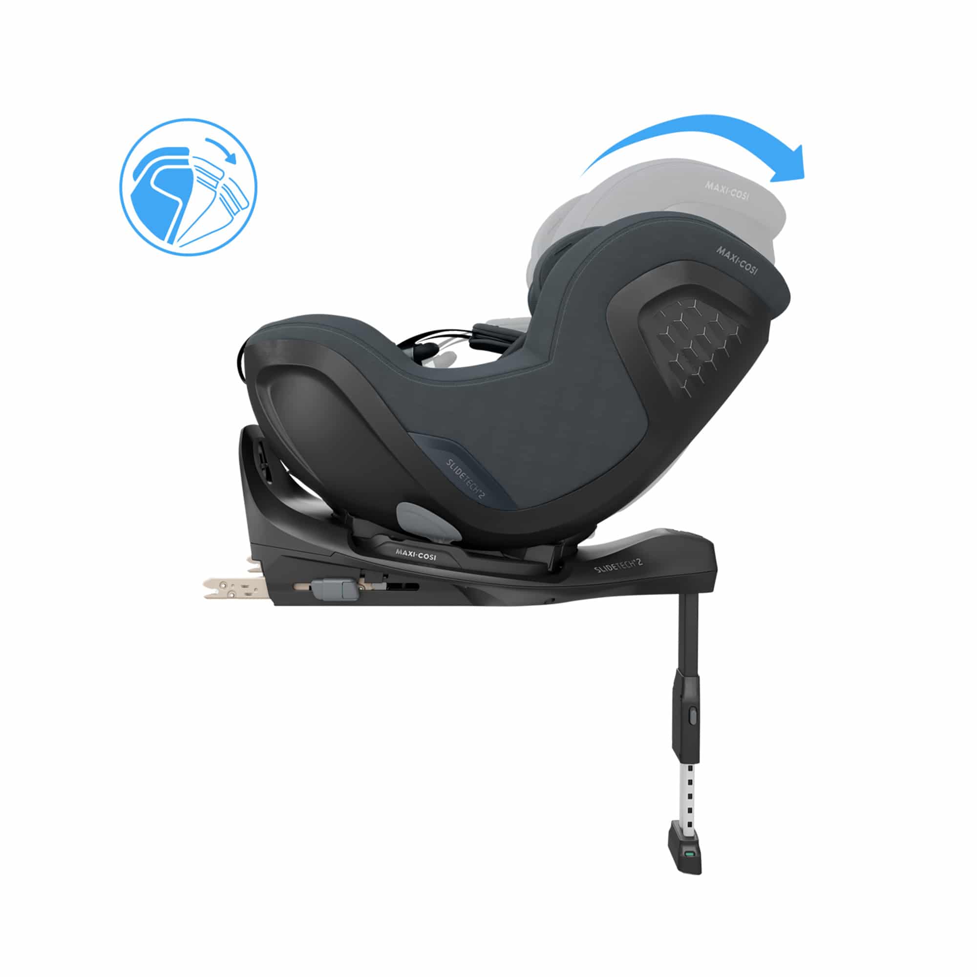 Reboarder 0-18 kg, Gruppe 0+/1, MAXI-COSI Premium, Grau – Produktansicht