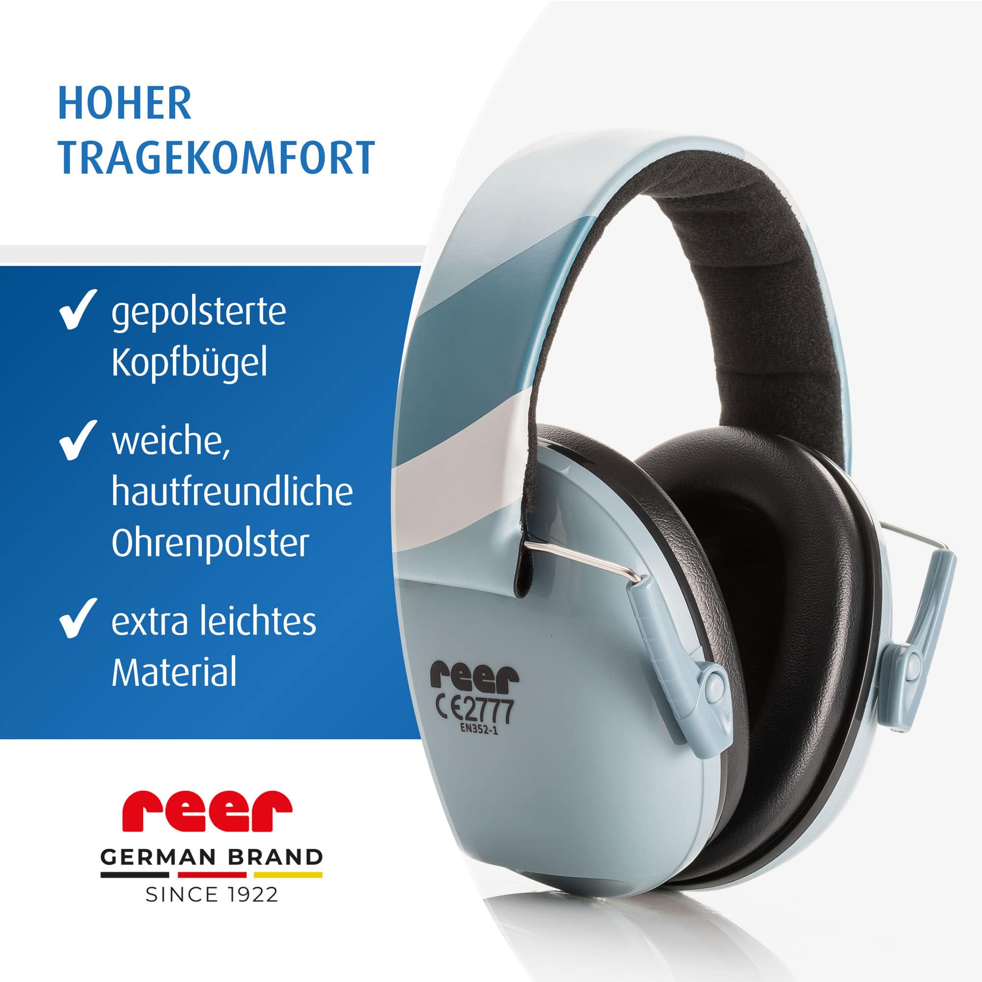 Gehörschutz, reer, Blau – Produktansicht