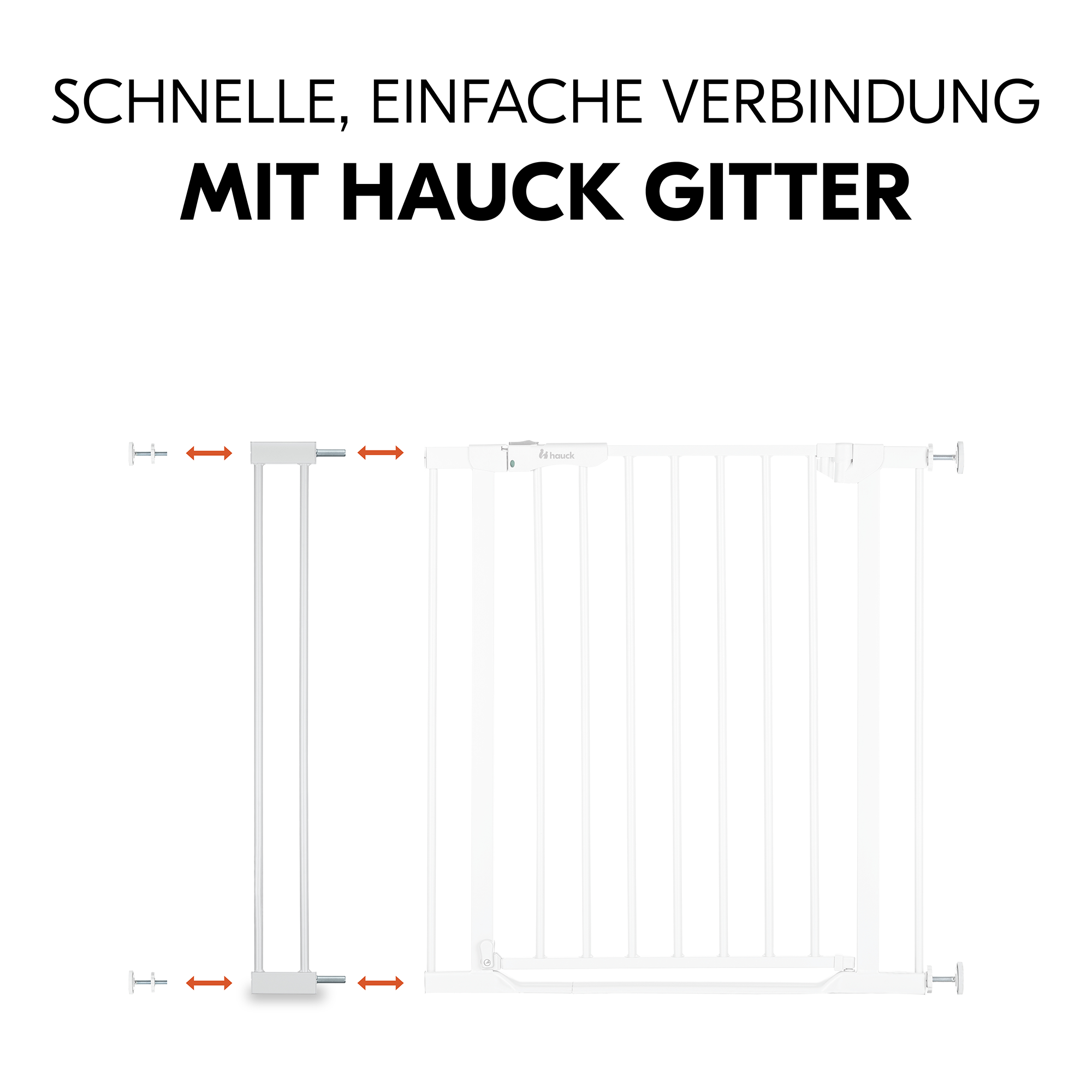 Tür- & Treppenschutzgitter, hauck, Weiß – Produktansicht