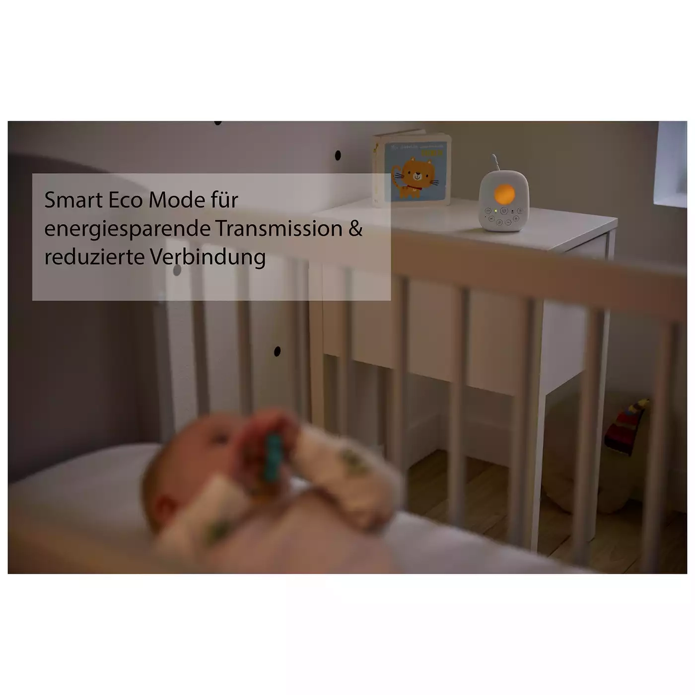 Audio Babyphone, PHILIPS AVENT, Weiß – Besonderheit: störungsfreie DECT-Technologie