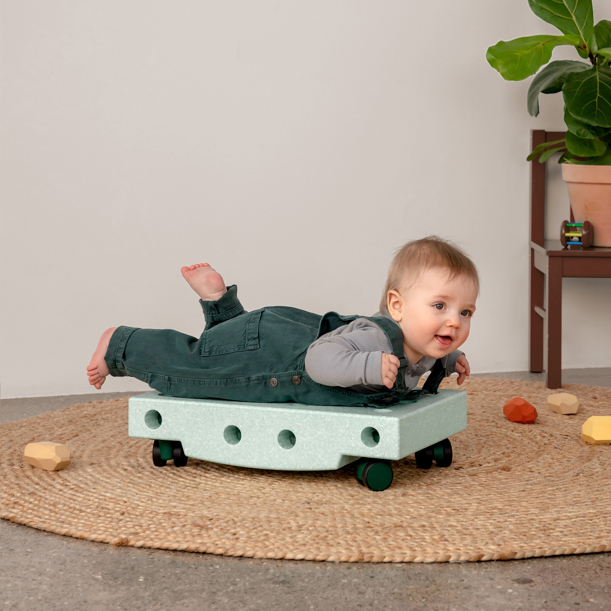 Konstruktionsspielzeug, MODU, Grün – Produktansicht