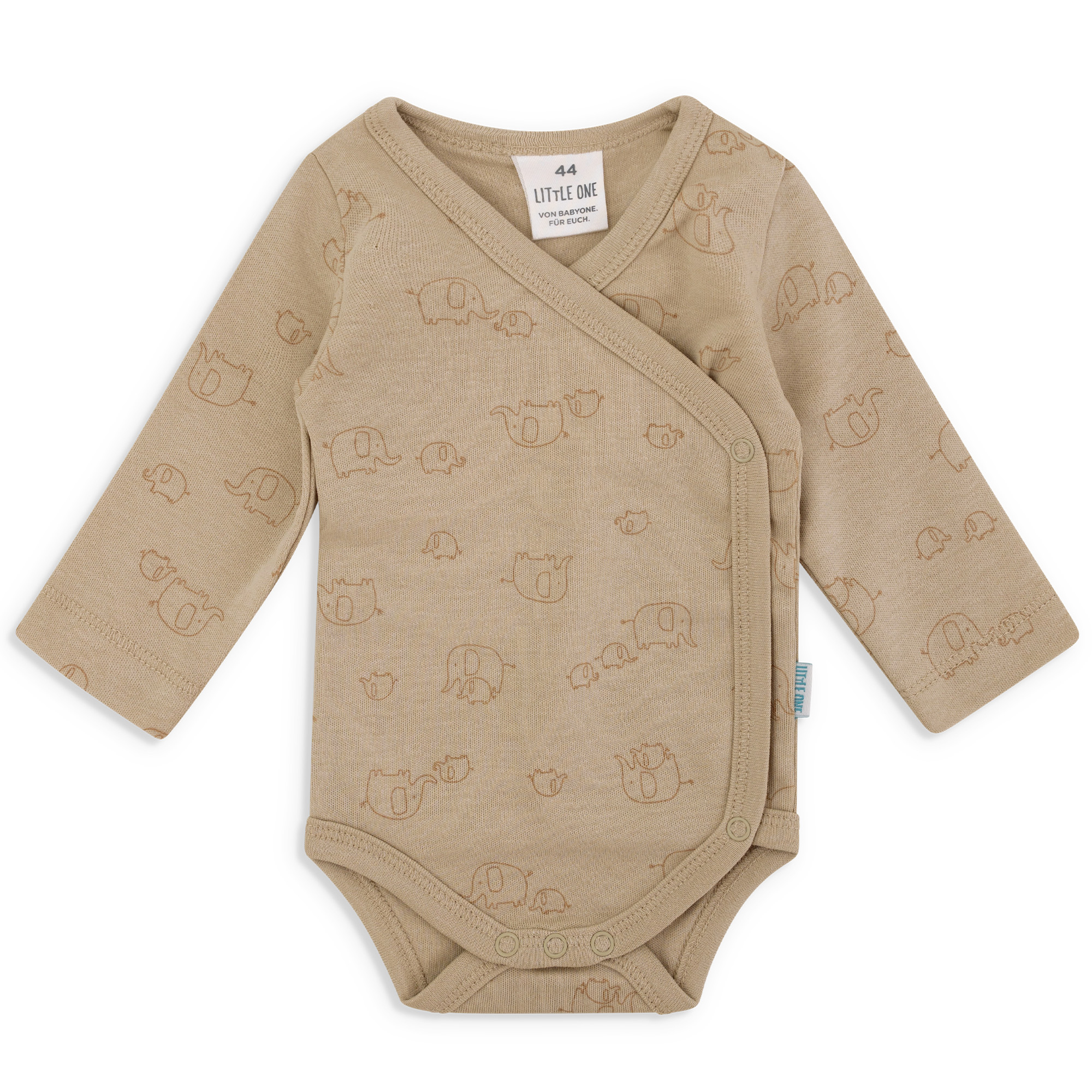 Wickelbodys, LITTLE ONE, Grau – Produktansicht