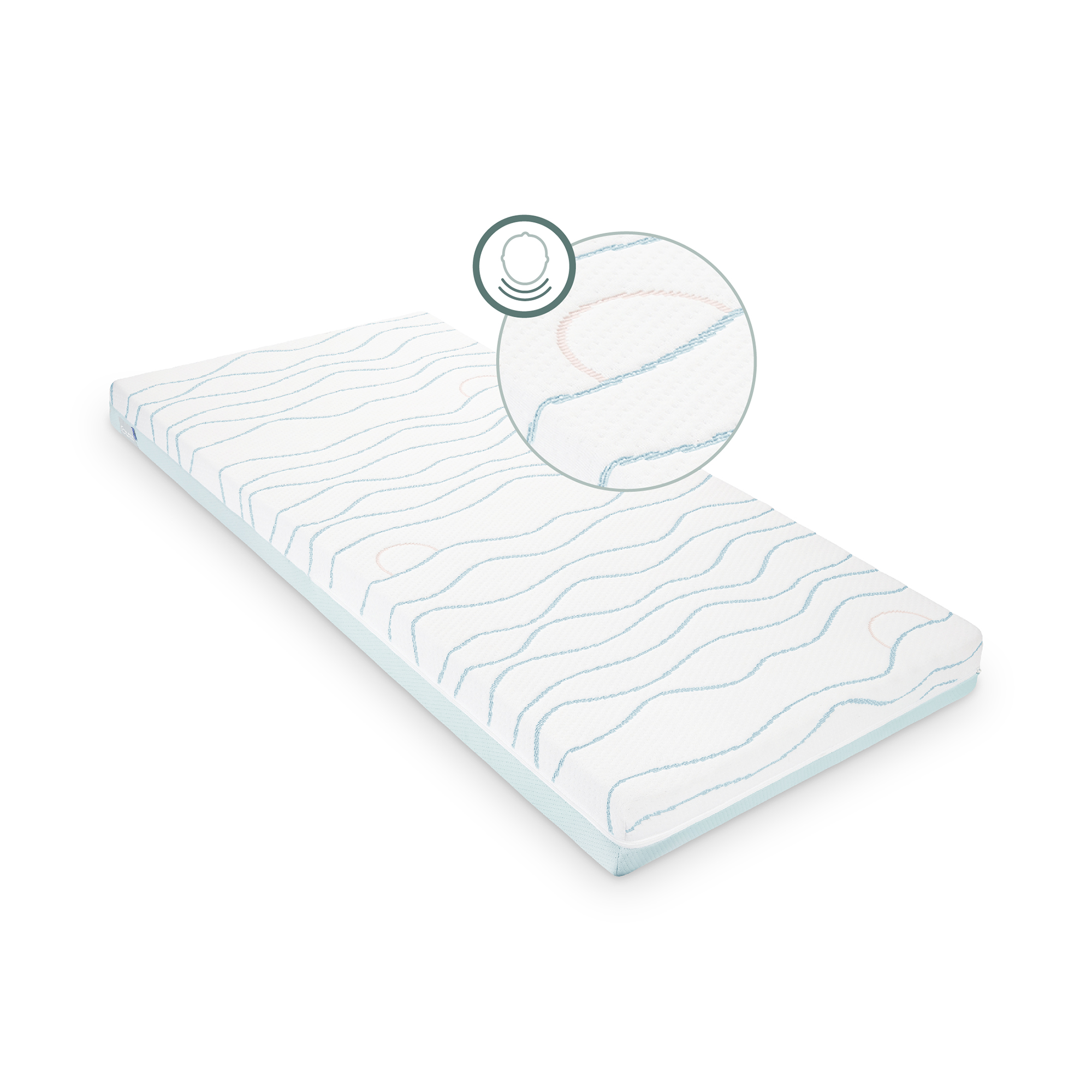 Matratzen 60 x 120 cm, babymoov, Weiß – Produktansicht