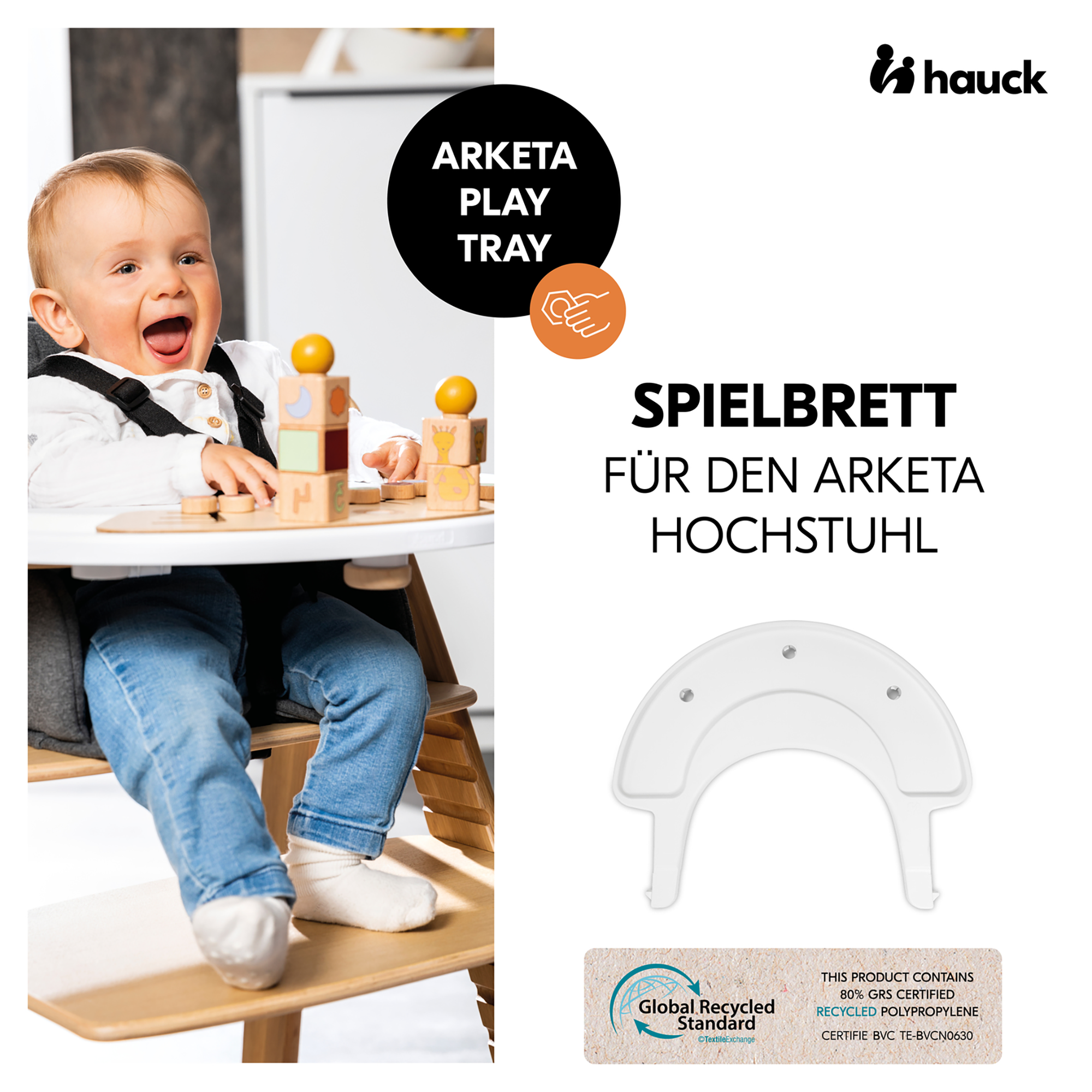 Hochstuhl Zubehör, hauck, Weiß – Produktansicht