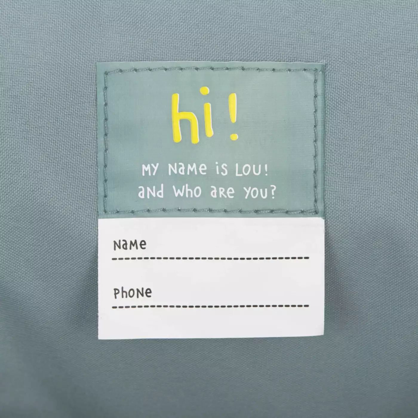 Kinderrucksäcke, LÄSSIG, Blau – Produktansicht